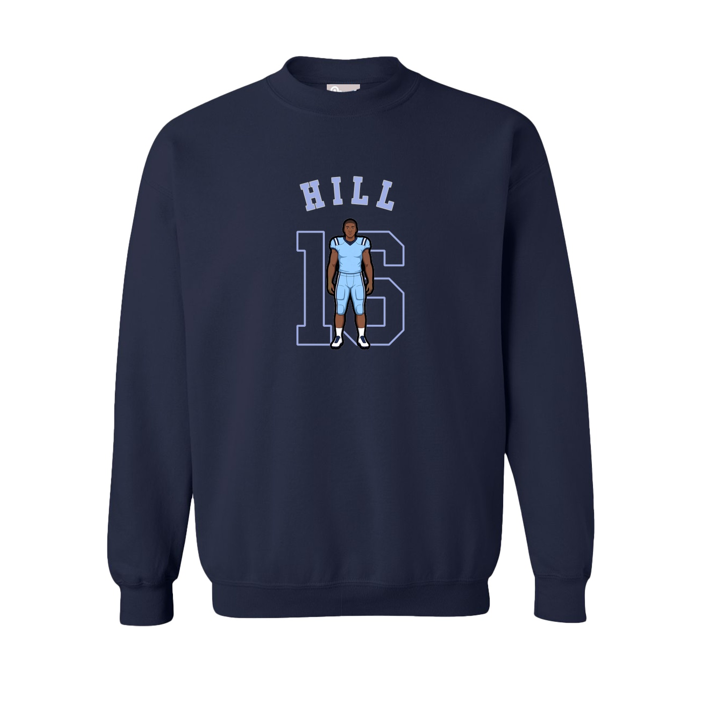 Fleece Crew — Shirsey Arch in Navy