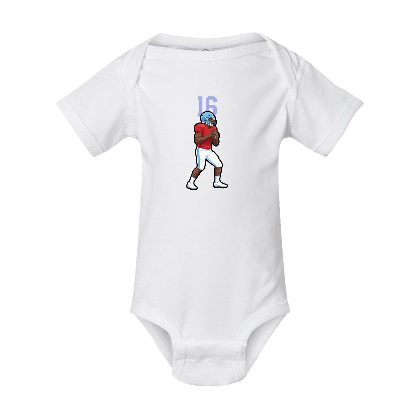 Baby Onesie — Number Top in White