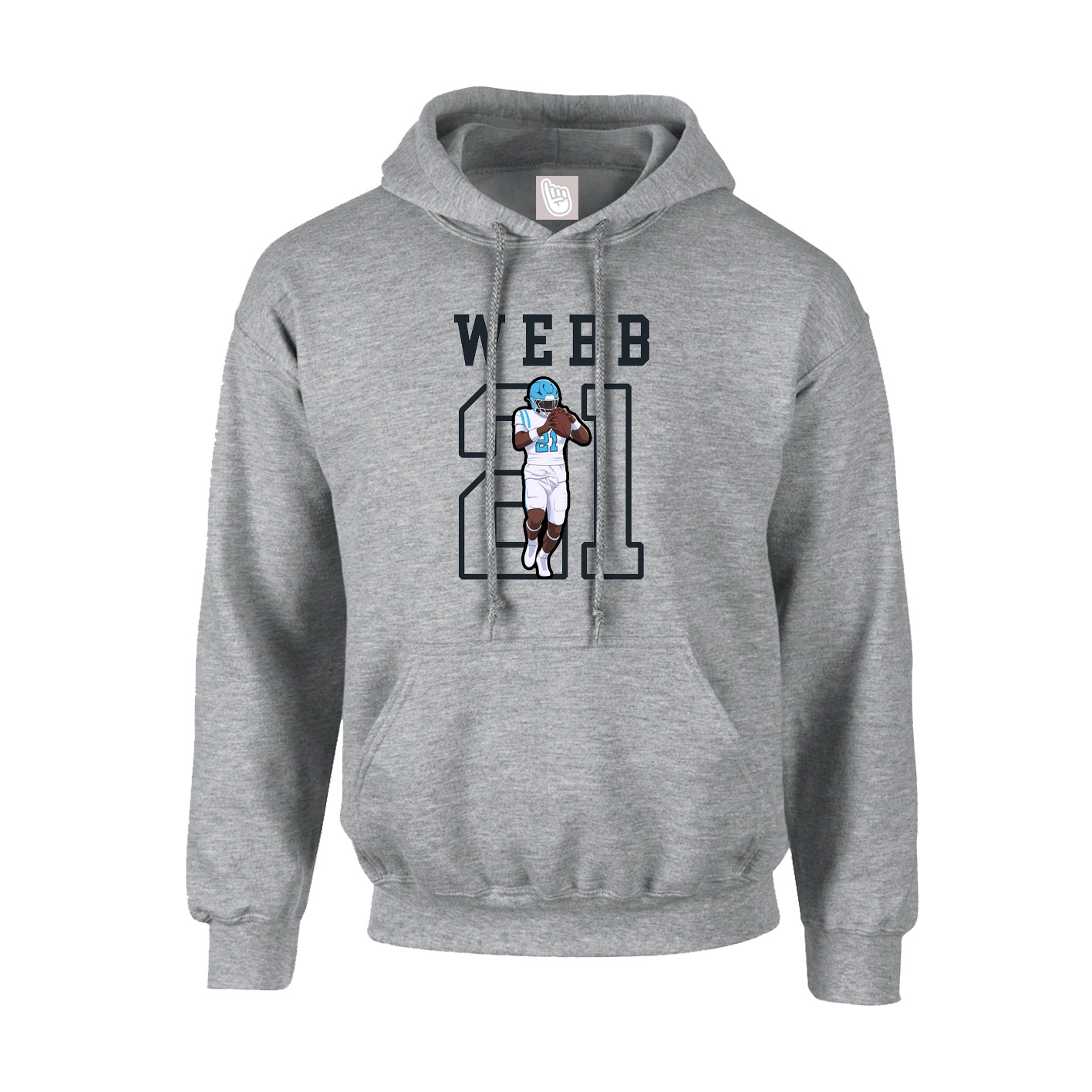 Hoodie — Shirsey in Grey