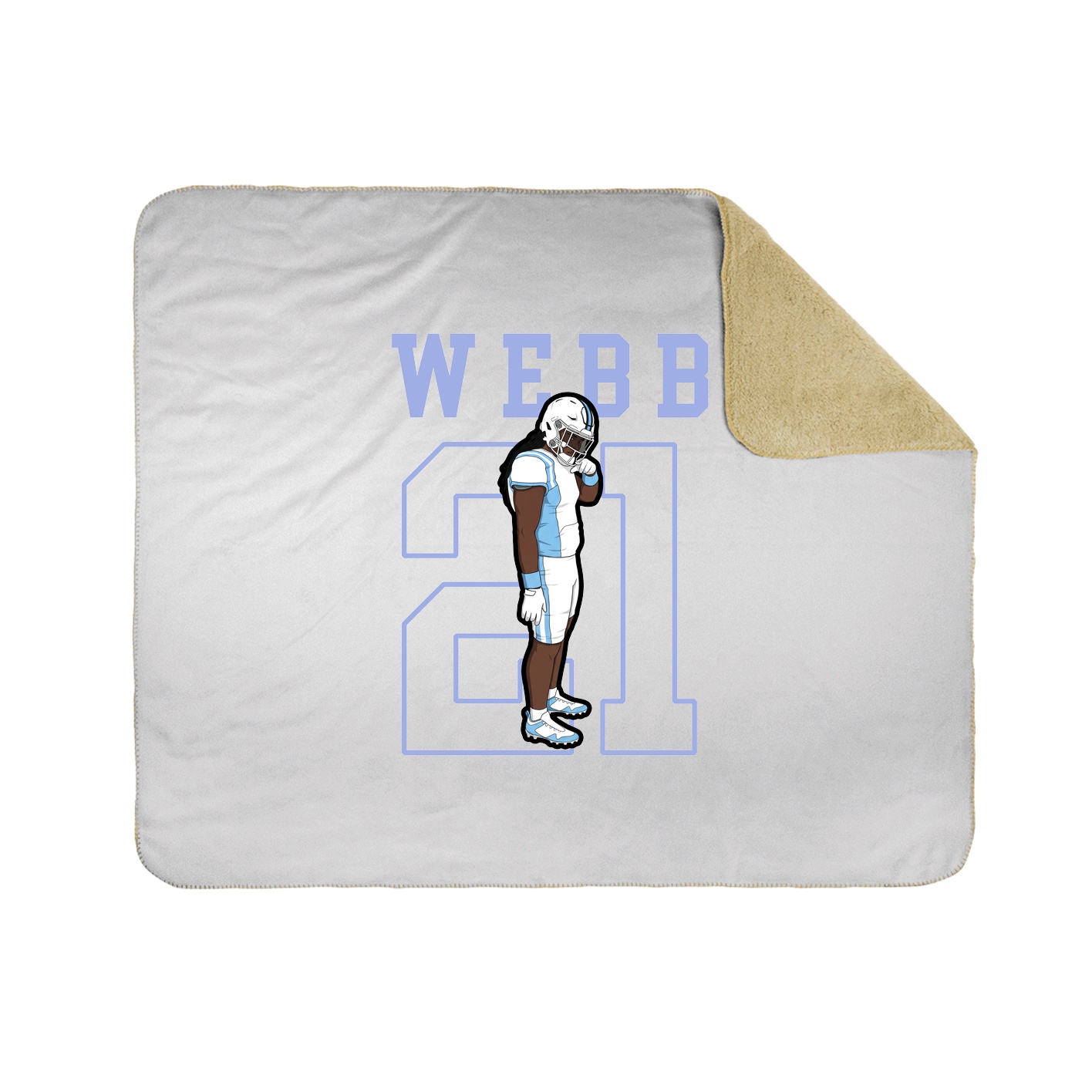 Throw Blanket — Shirsey in White