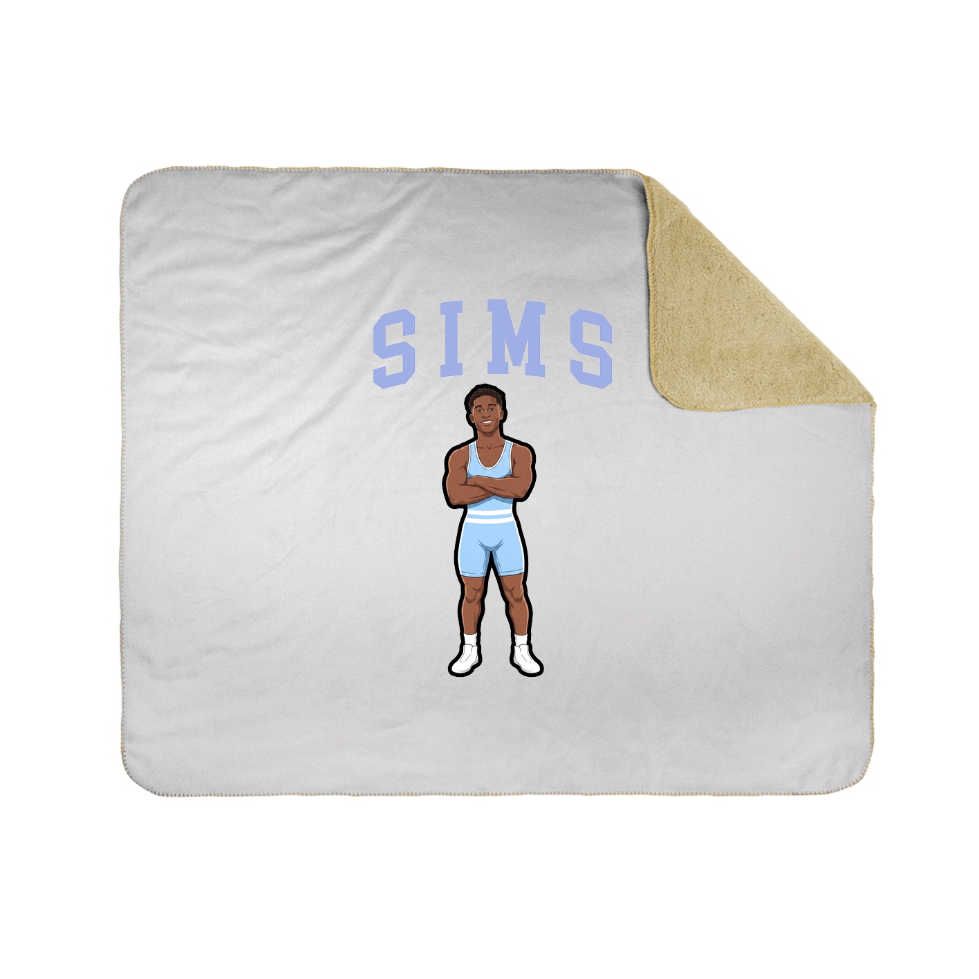 Throw Blanket — Shirsey in White