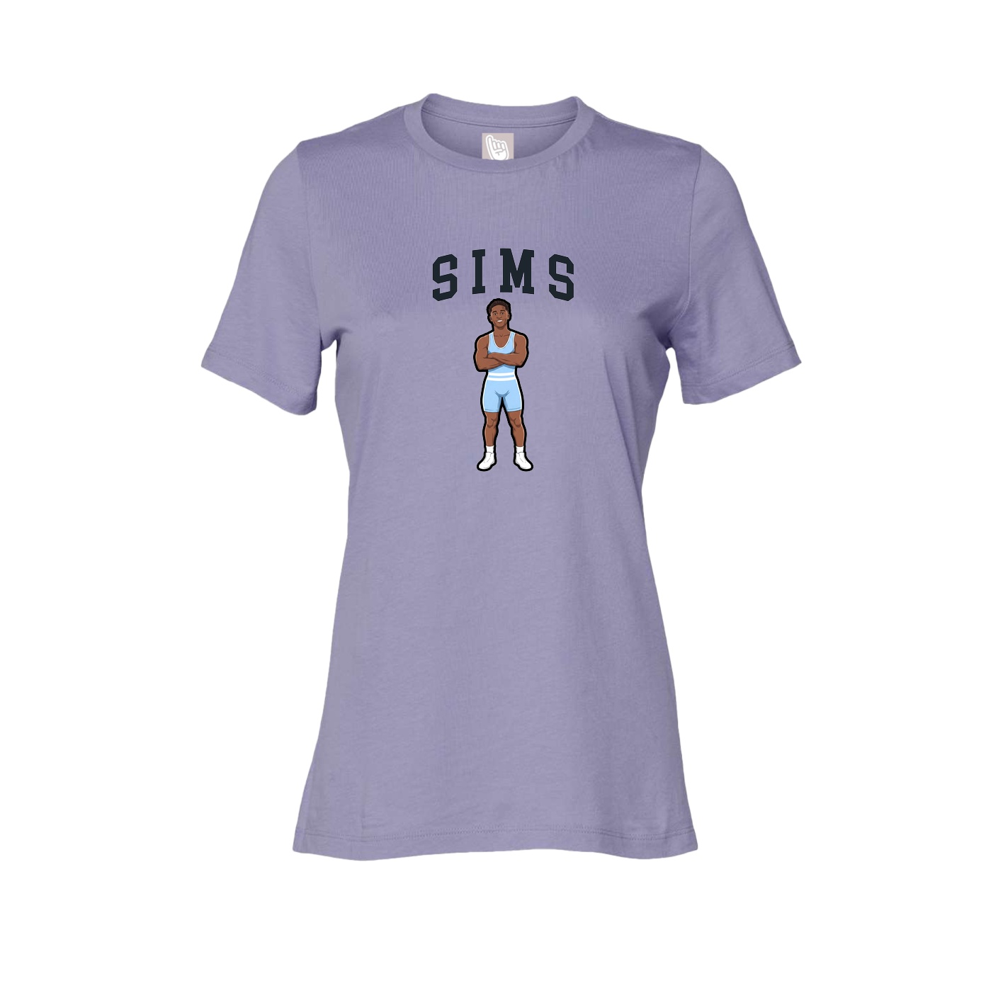 Fitted Women's Tee — Shirsey in Purple