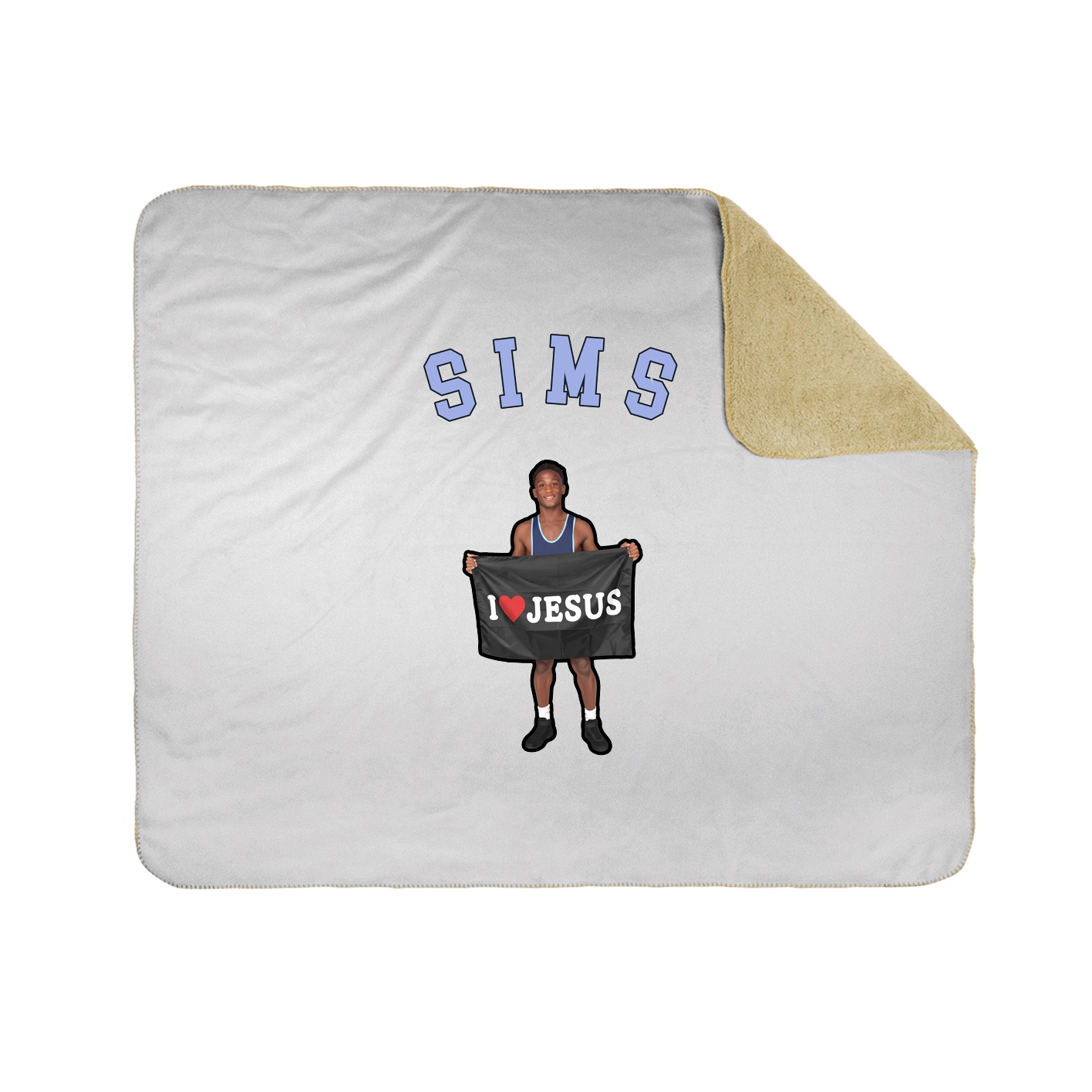 Throw Blanket — Shirsey Arch in White