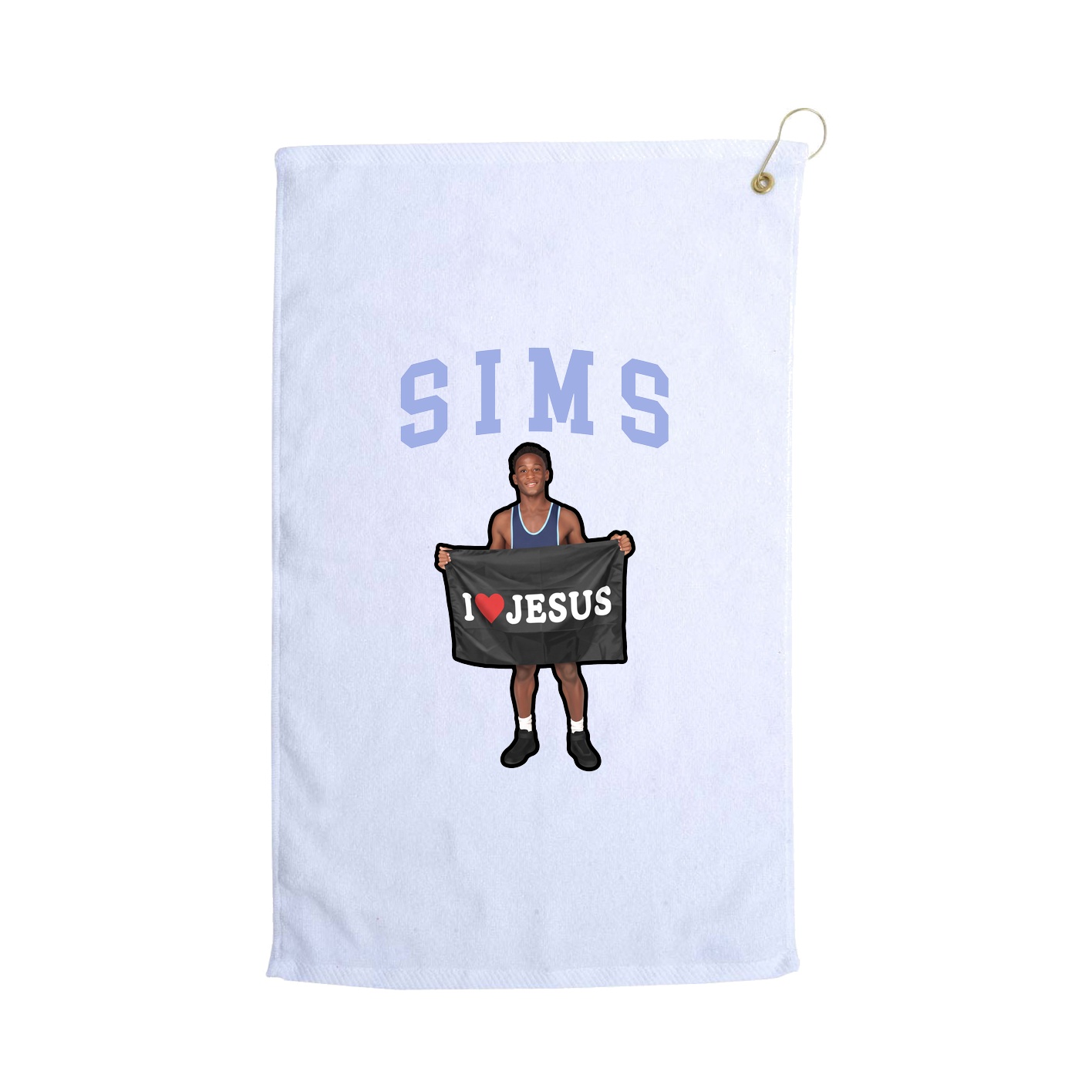 Golf Towel — Shirsey in White