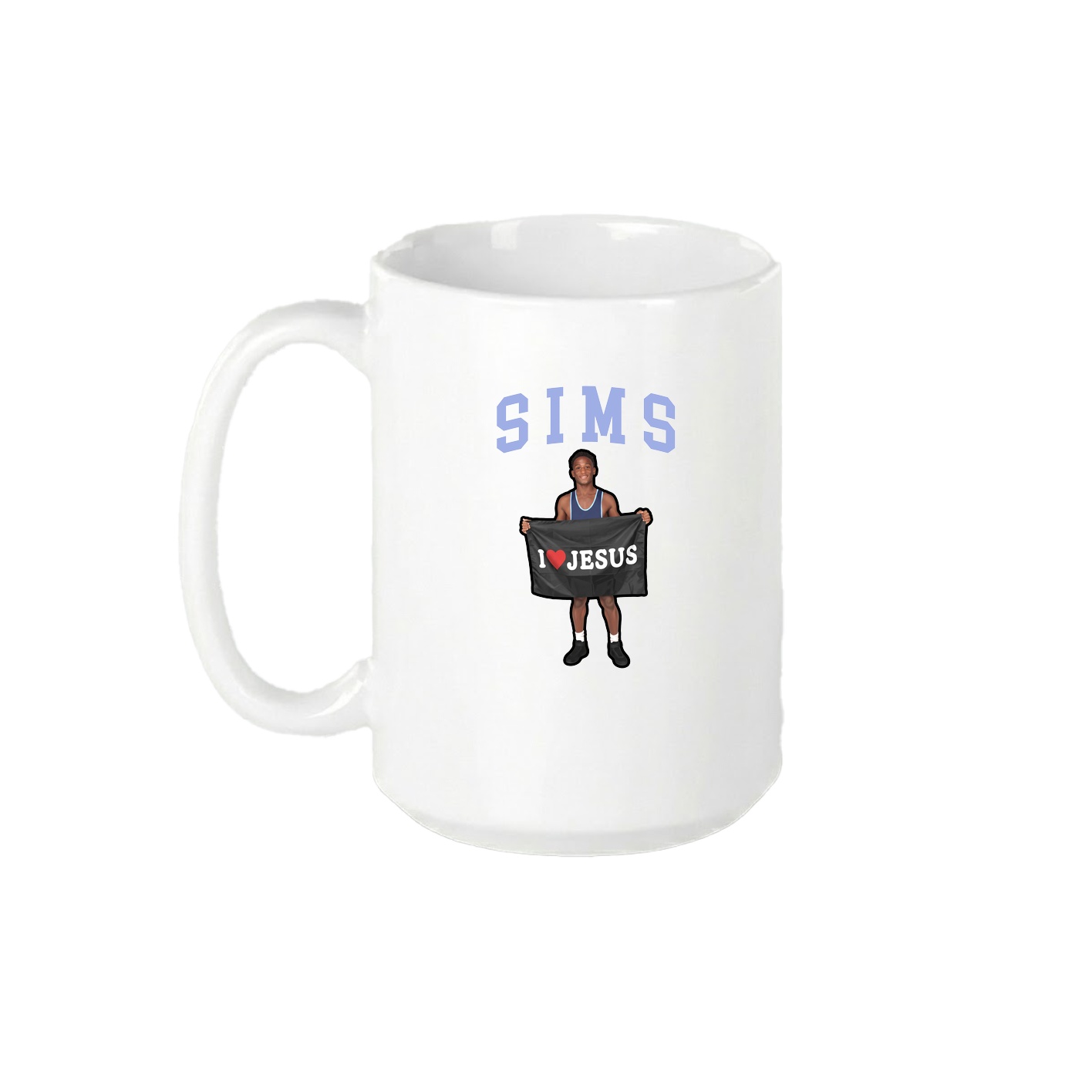 15oz Coffee Mug — Shirsey in White