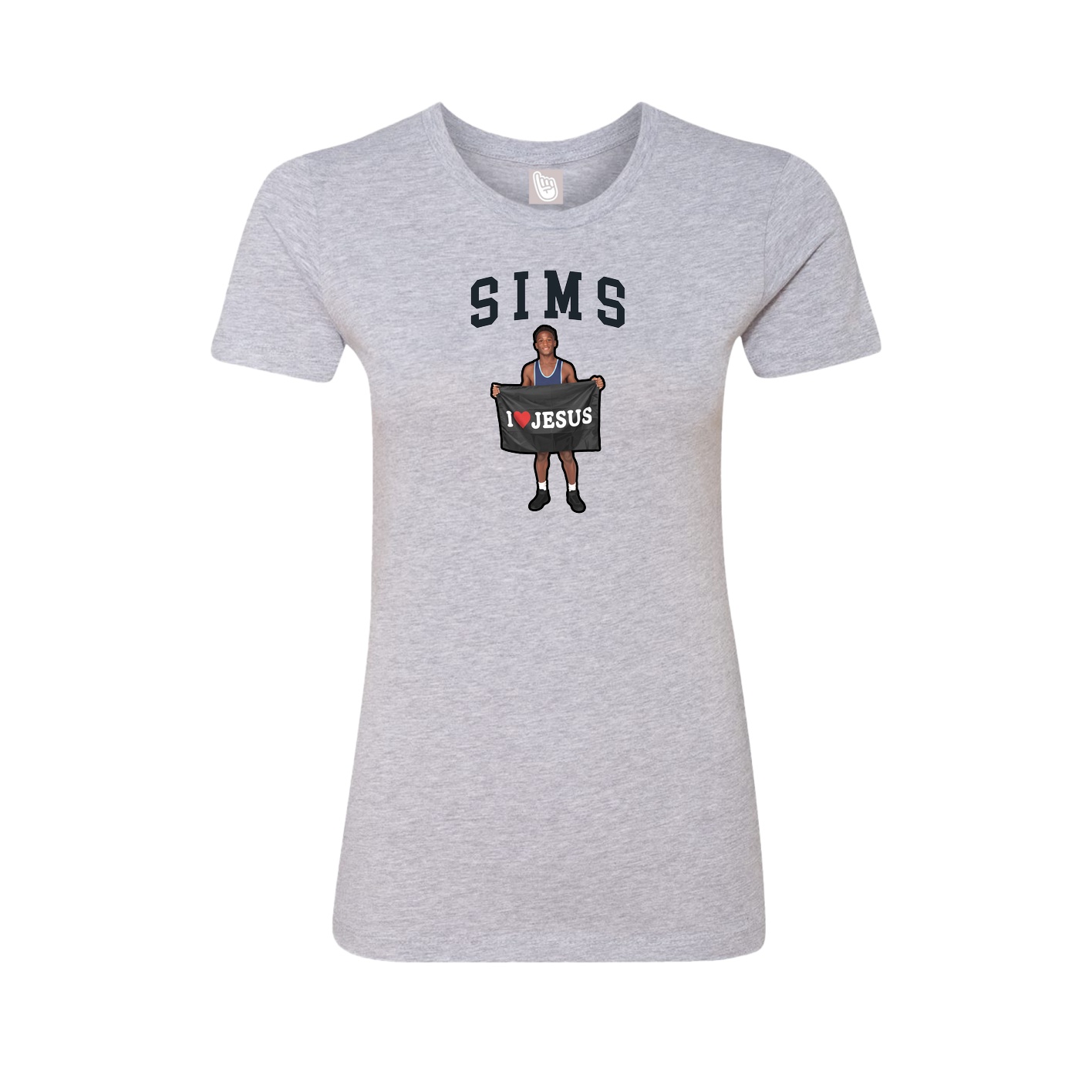Fitted Women's Tee — Shirsey in Grey