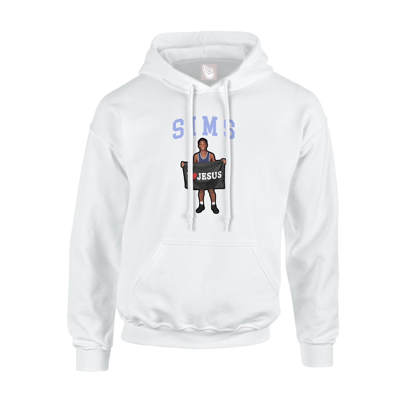 Youth Hoodie — Shirsey in White