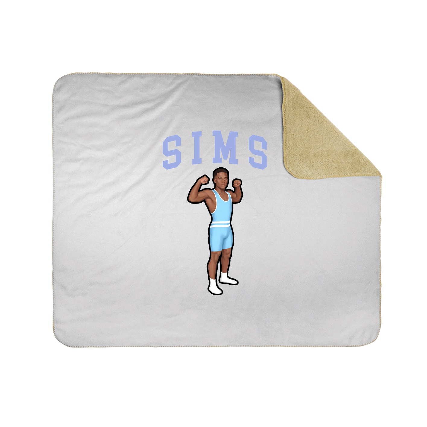 Throw Blanket — Shirsey in White