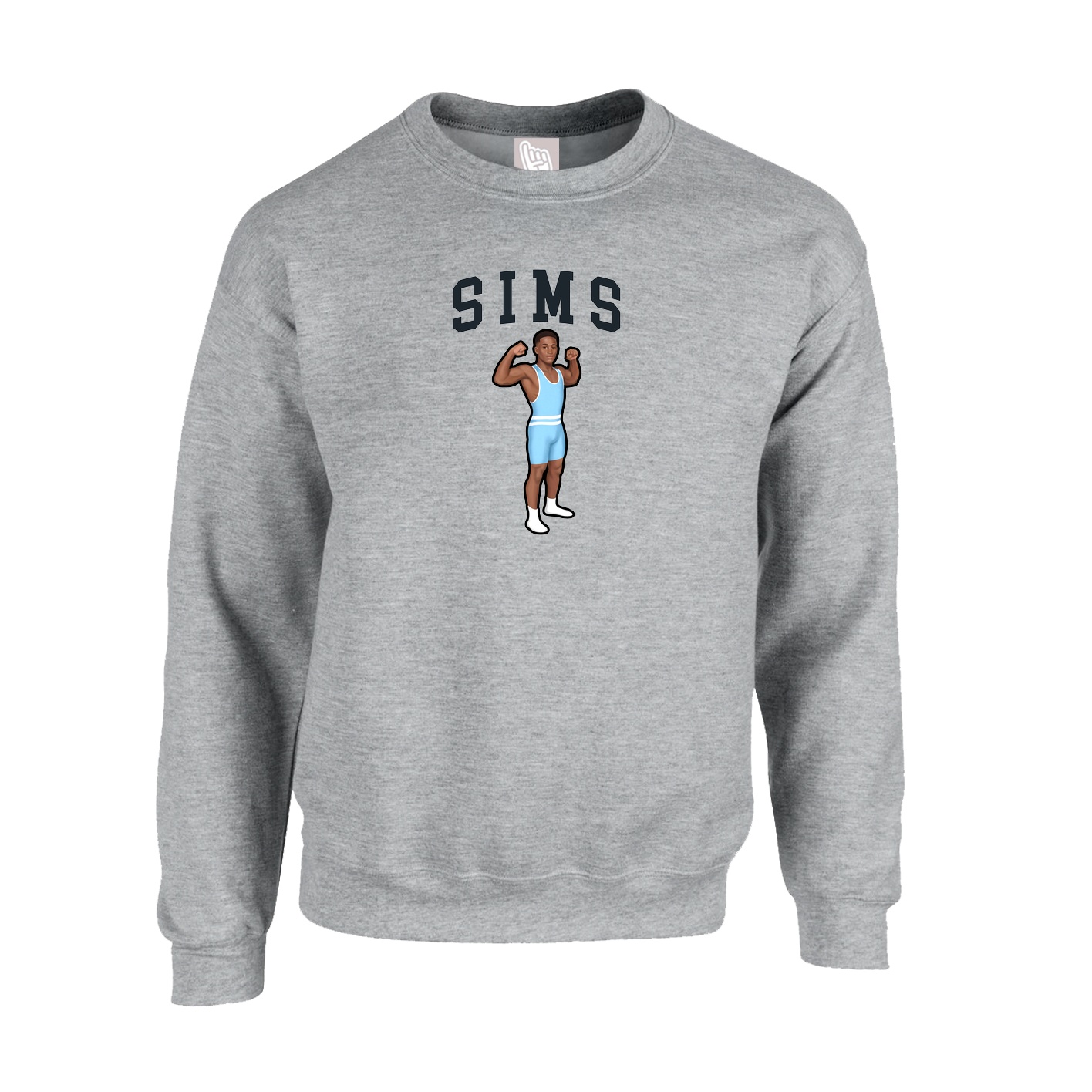 Fleece Crew — Shirsey in Grey
