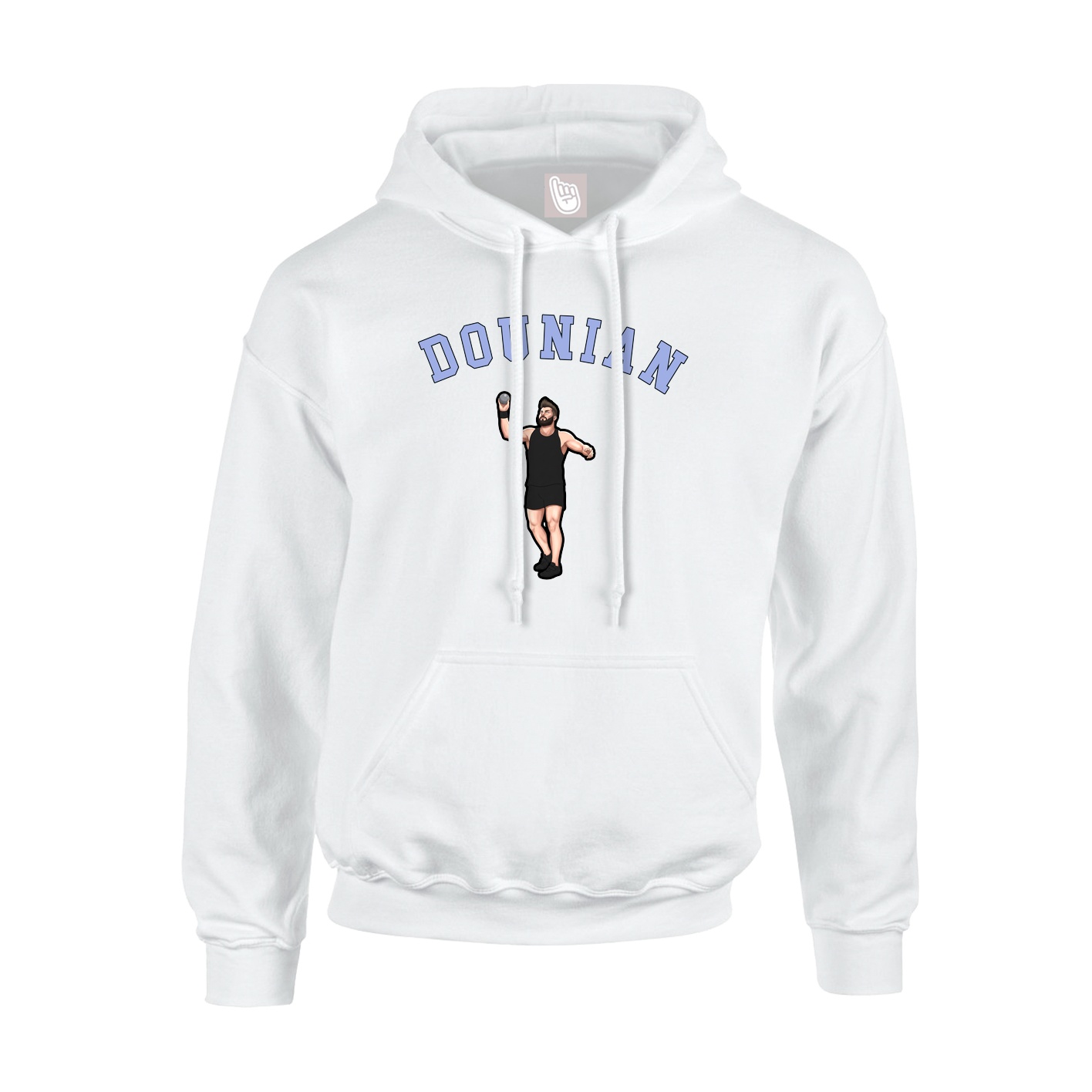 Hoodie — Shirsey Arch in White