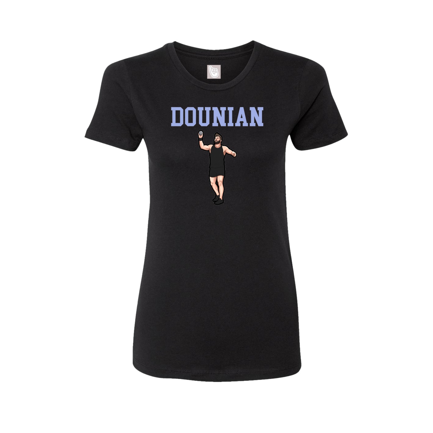 Fitted Women's Tee — Shirsey in Black