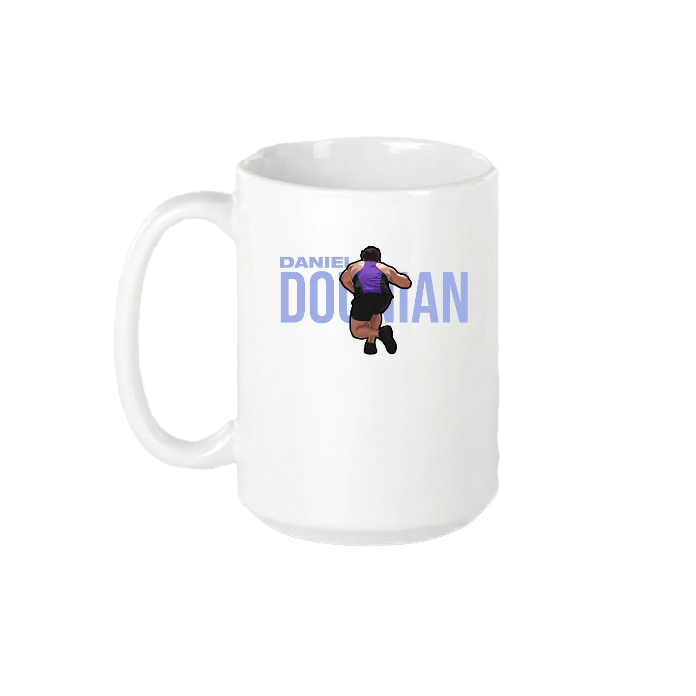 15oz Coffee Mug — Player Name in White