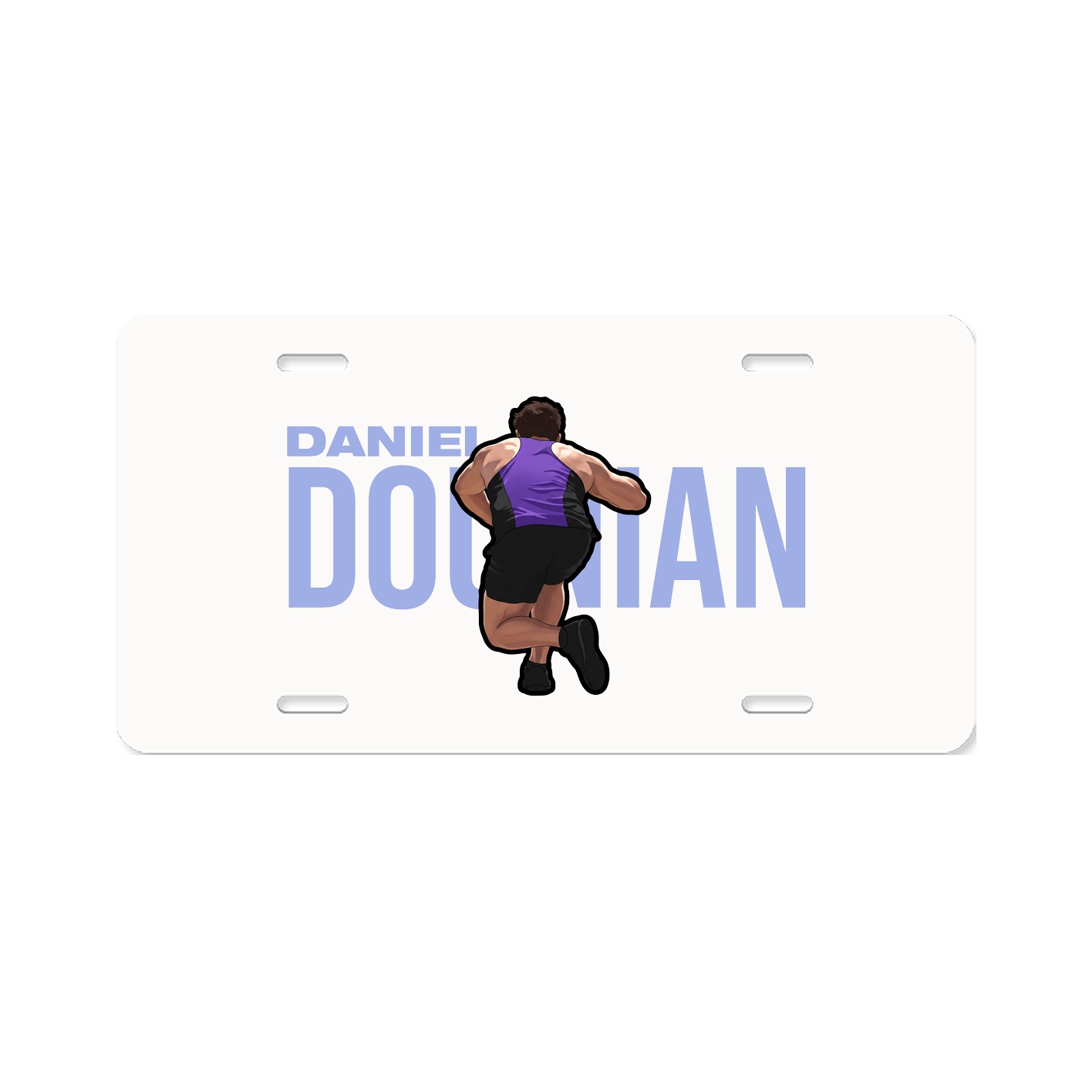 License Plate — Player Name in Classic