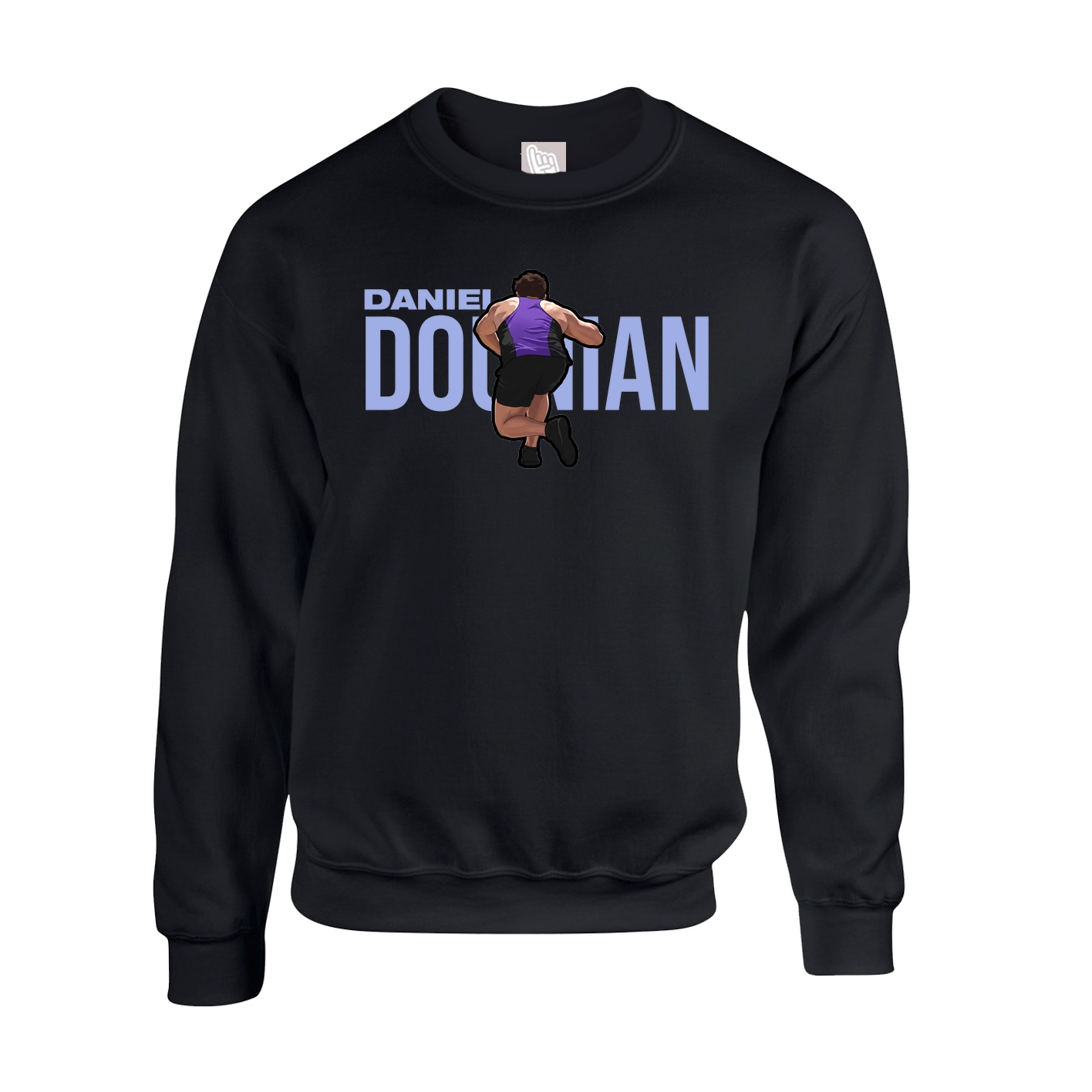 Fleece Crew — Player Name in Black