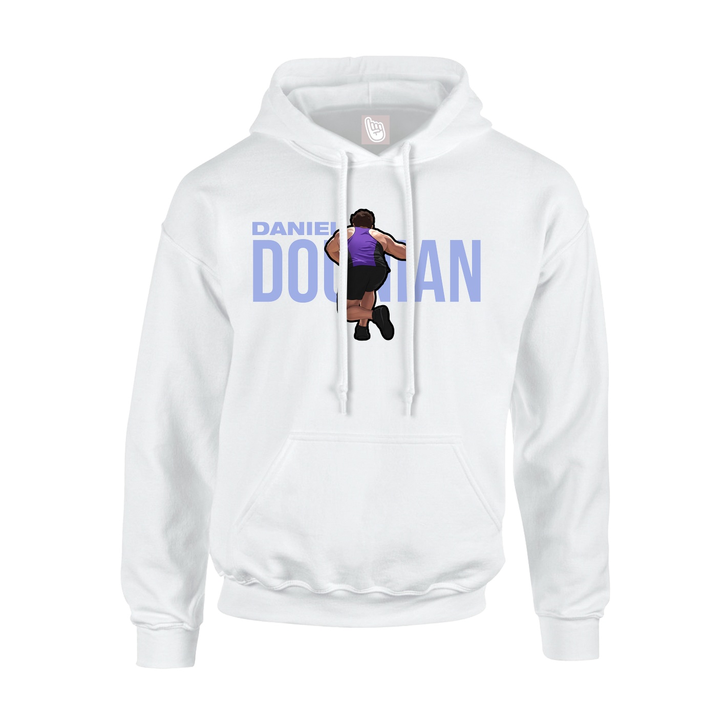 Youth Hoodie — Player Name in White