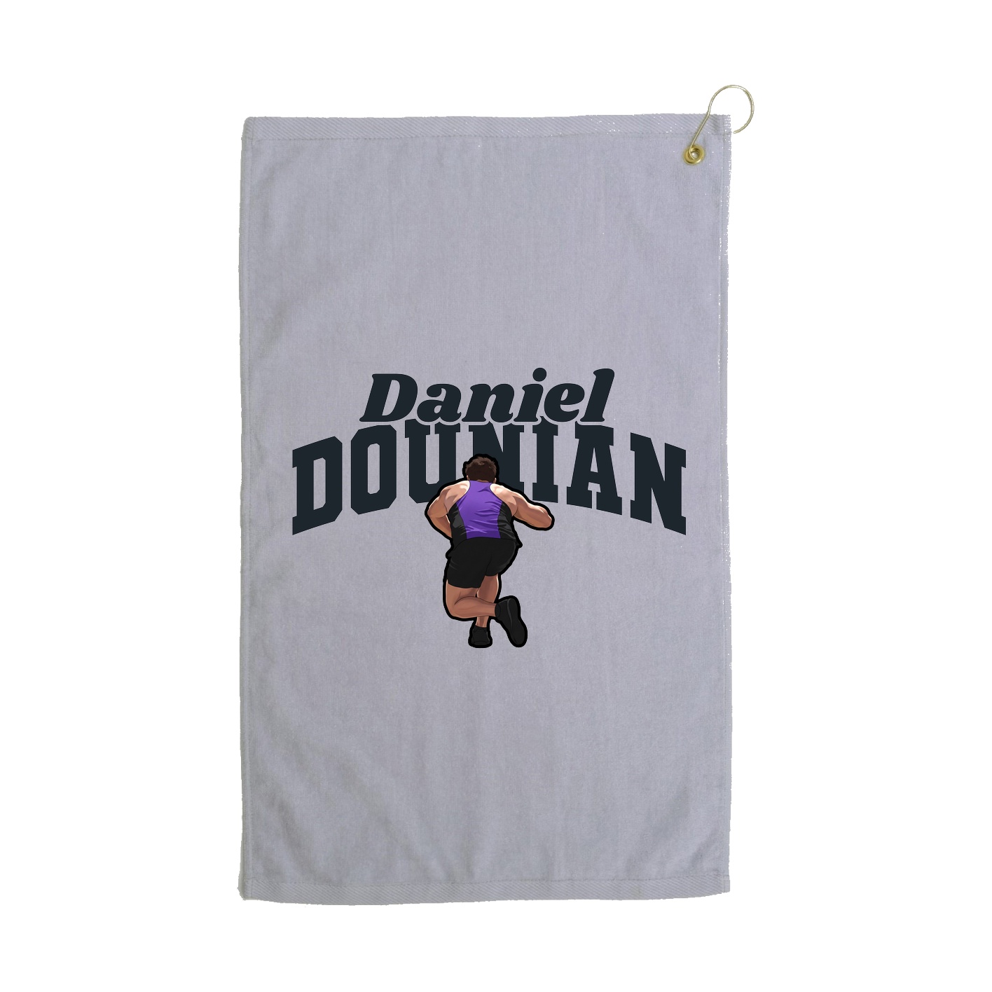 Golf Towel — Signature Arch in Grey