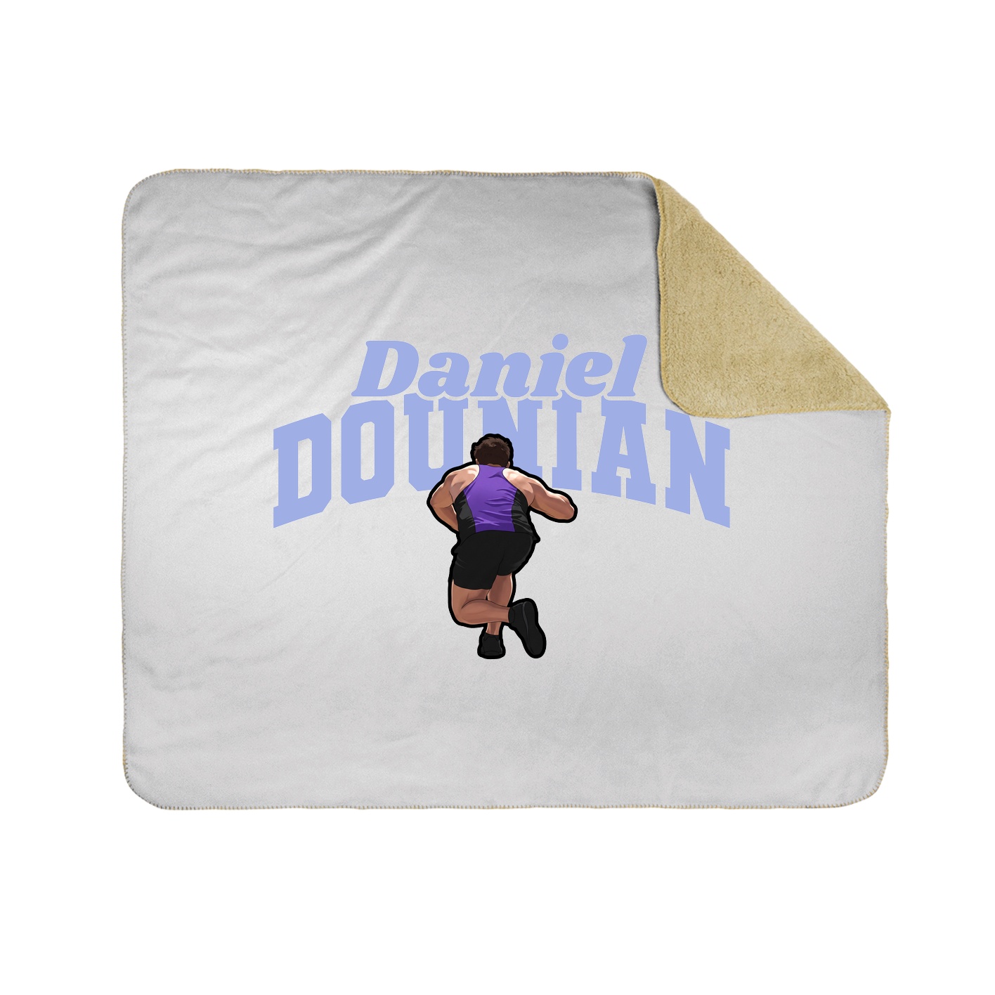 Throw Blanket — Signature Arch in White