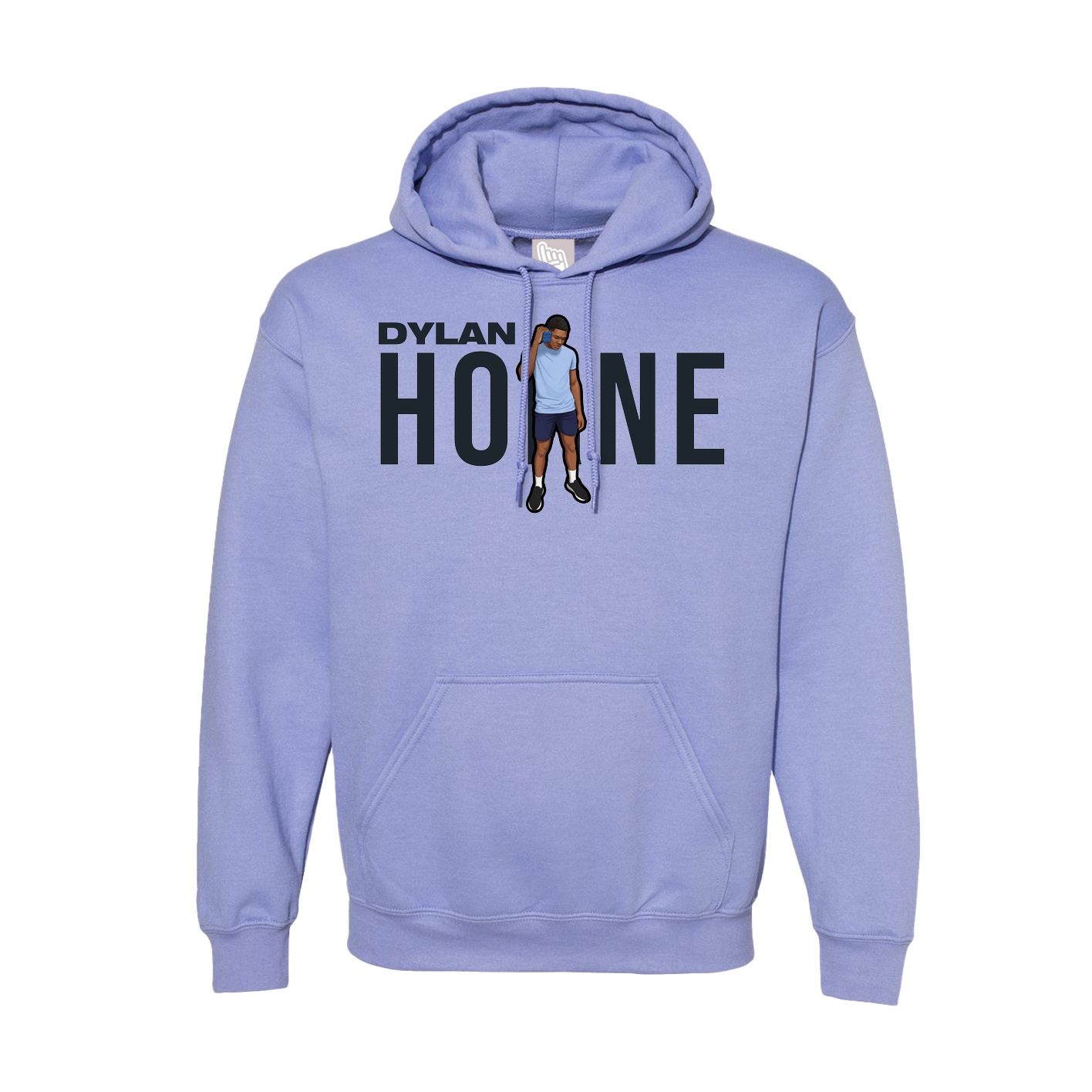 Hoodie — Player Name in Purple