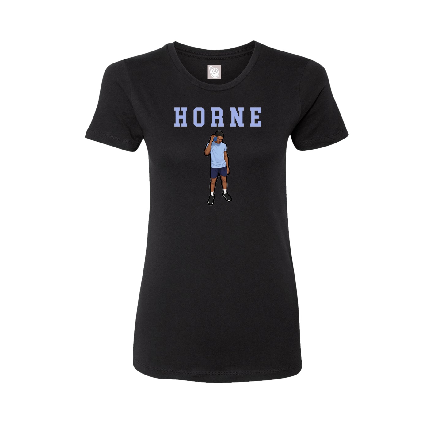 Fitted Women's Tee — Shirsey in Black