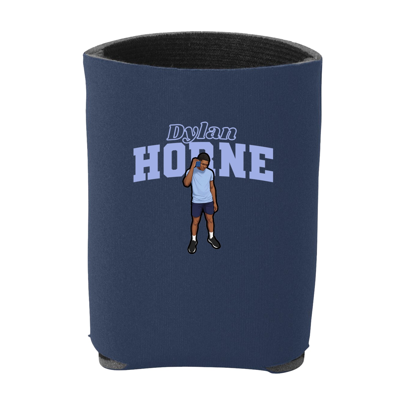 Can Holder — Name Arch in Navy