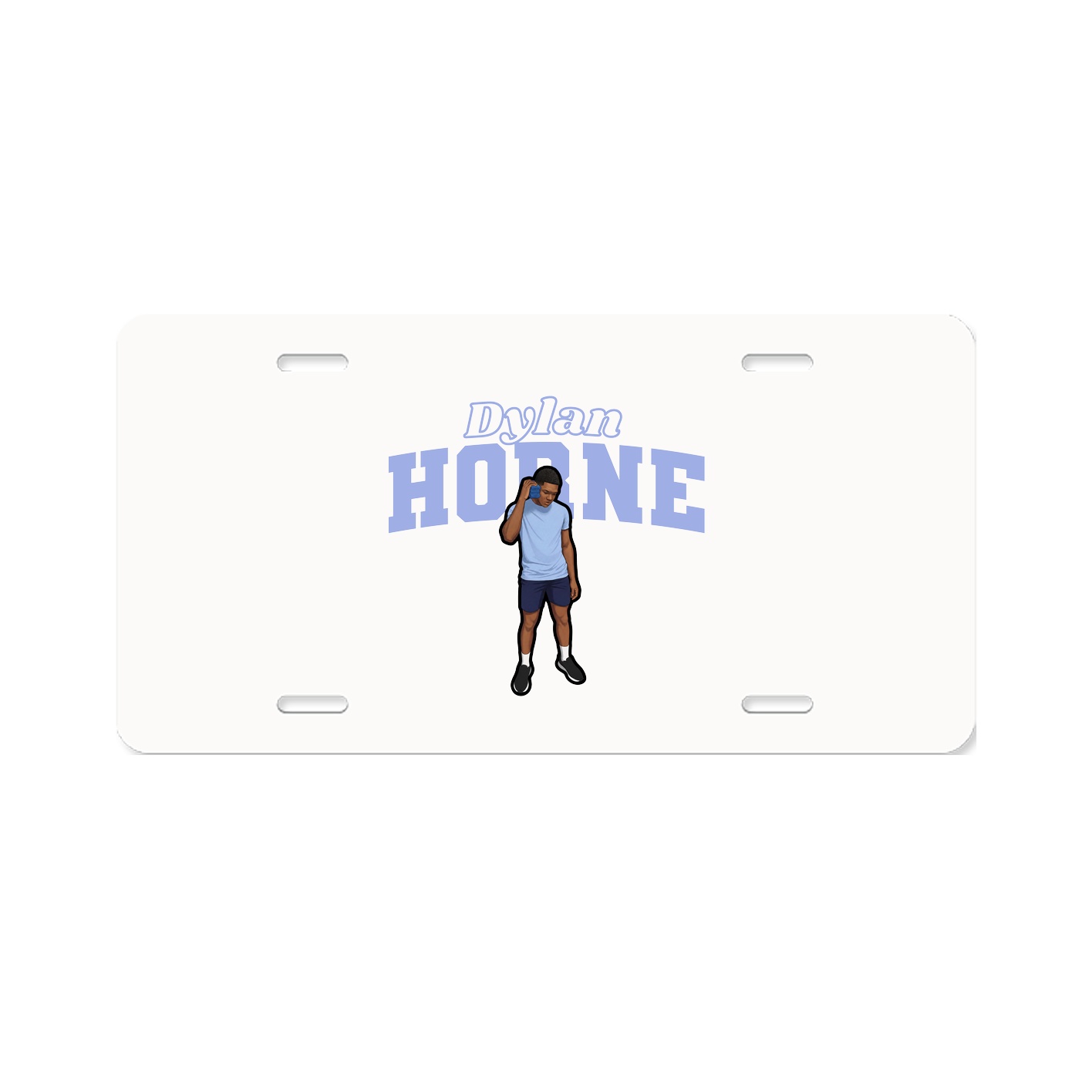License Plate — Name Arch in Classic
