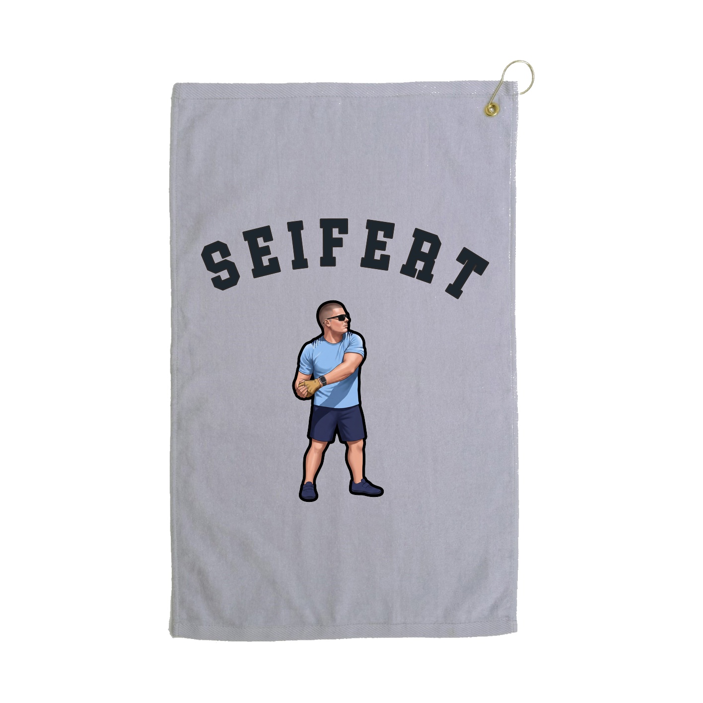 Golf Towel — Shirsey Arch in Grey