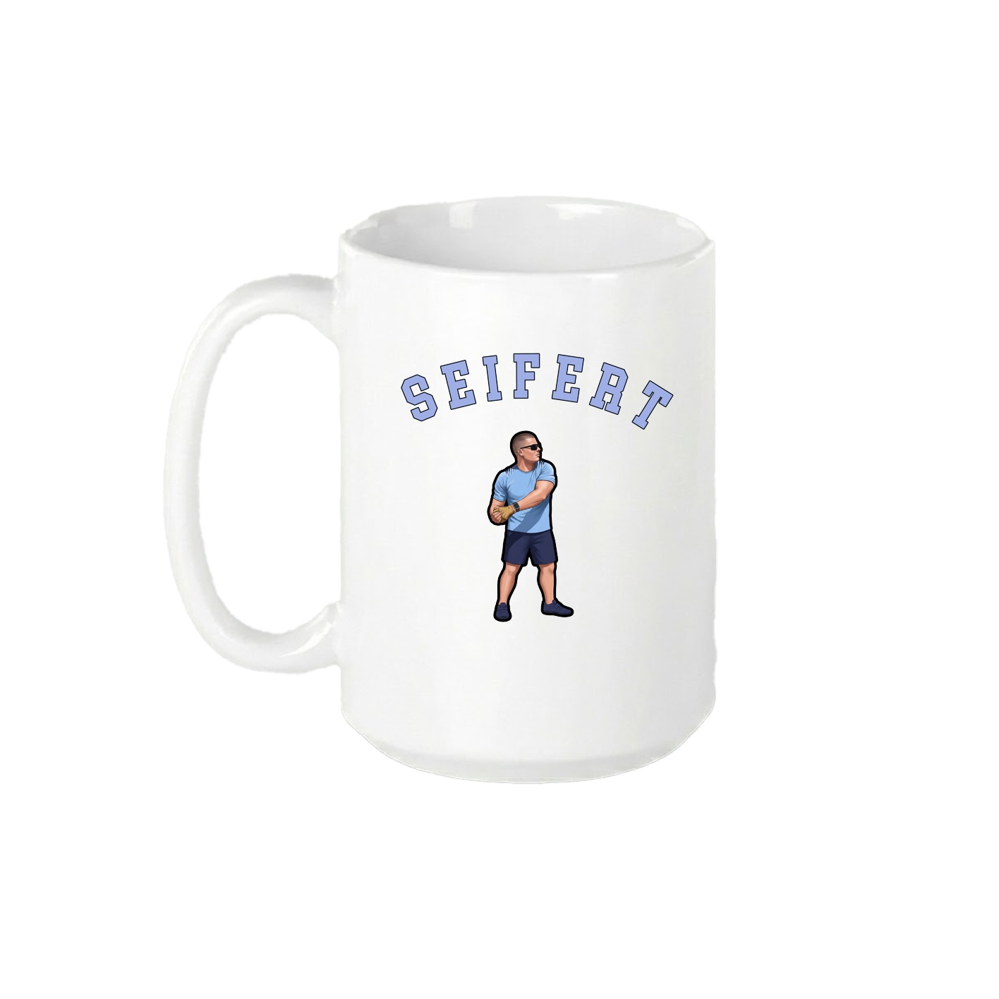 15oz Coffee Mug — Shirsey Arch in White