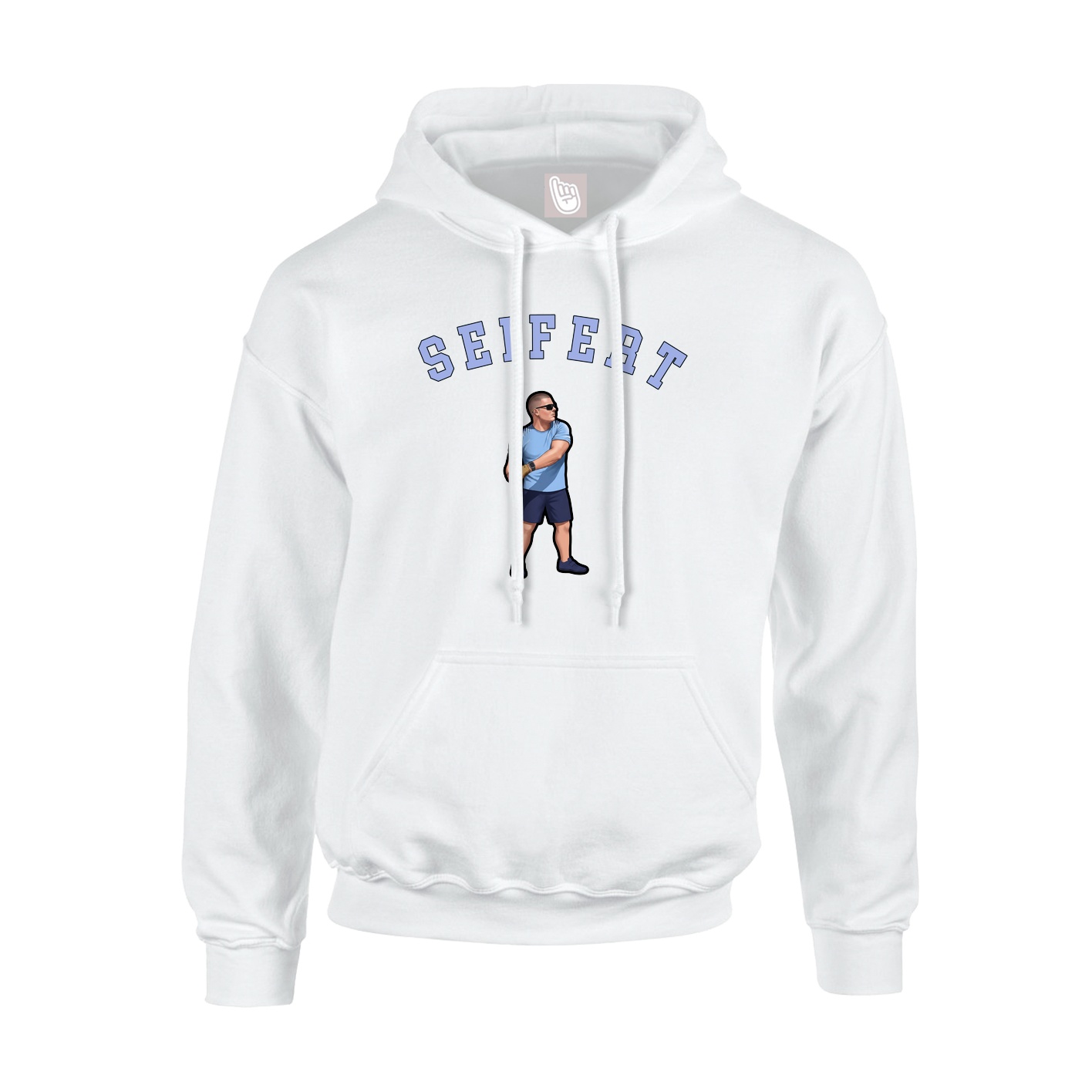 Youth Hoodie — Shirsey Arch in White