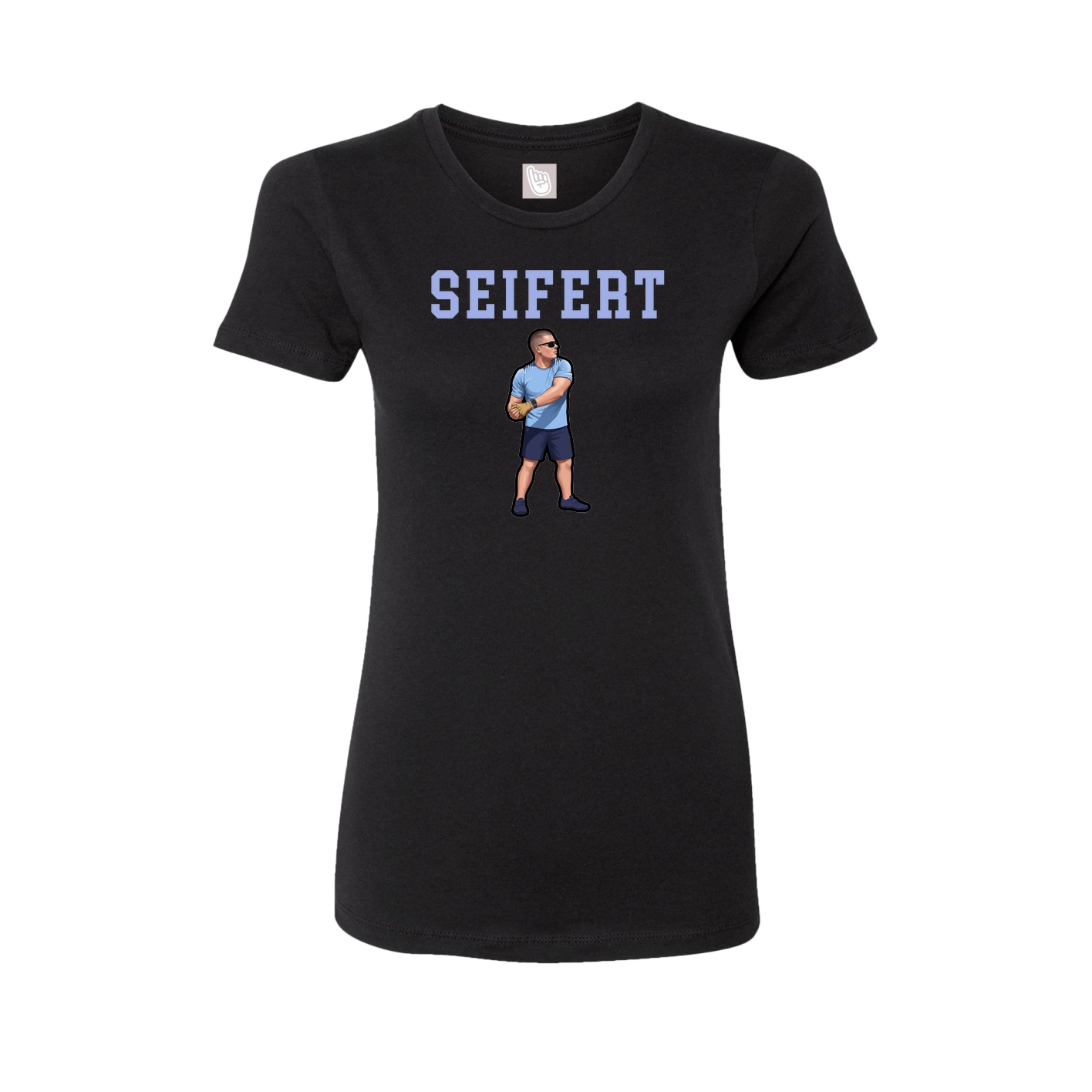 Fitted Women's Tee — Shirsey in Black