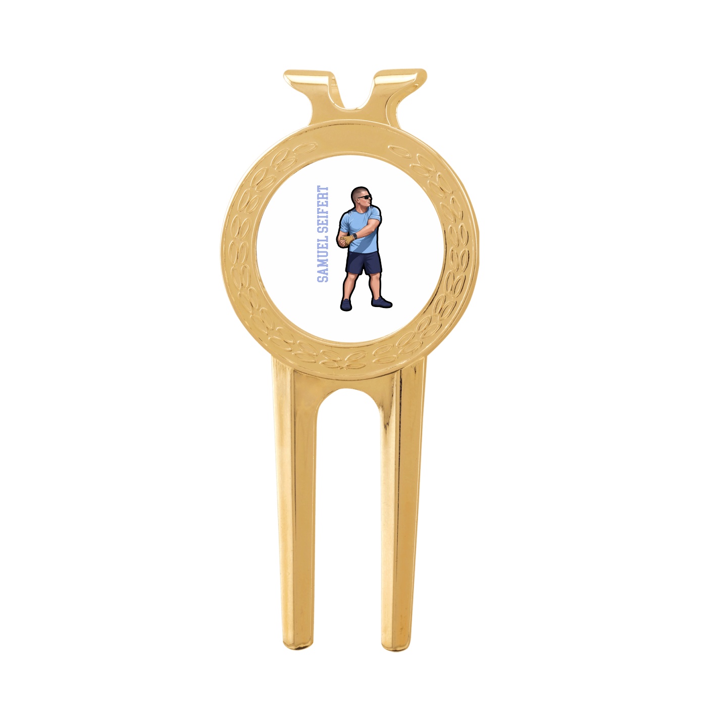 Divot Tool with Ball Marker — Name Vertical in Classic