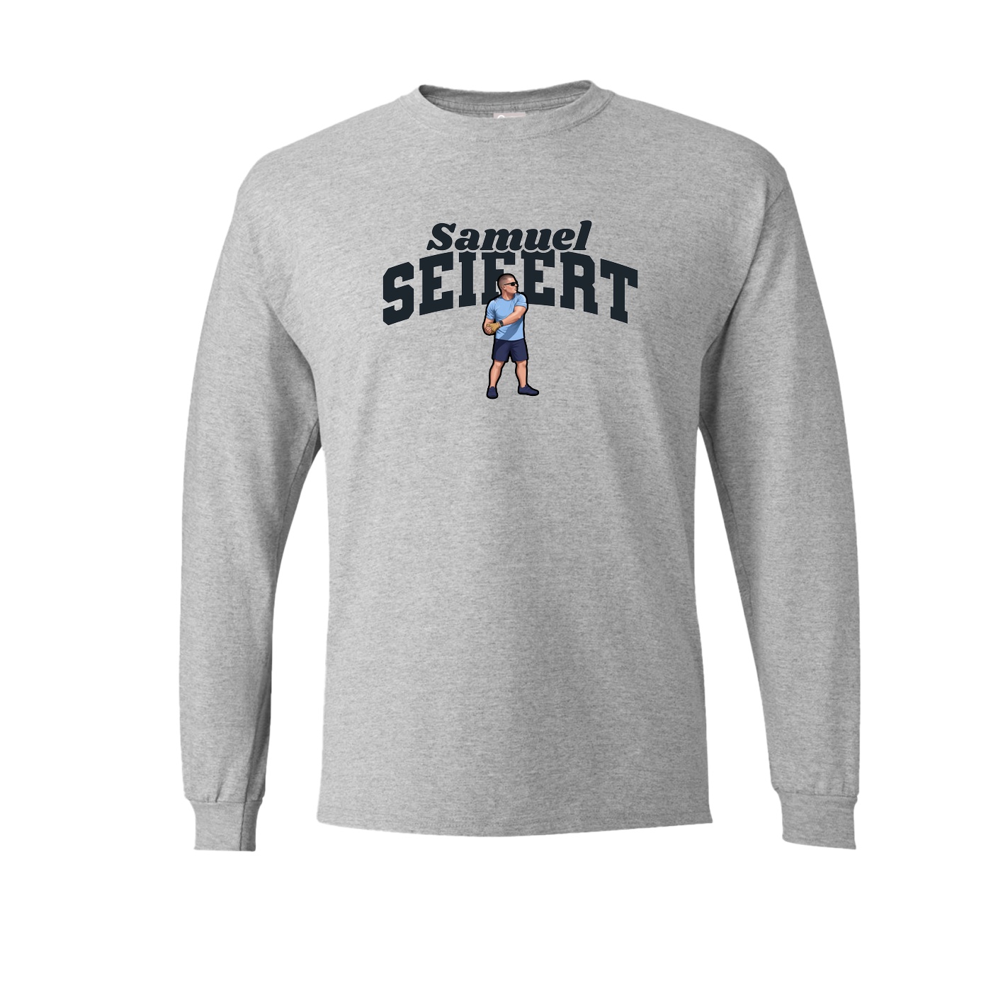 Long Sleeve Tee — Signature Arch in Grey
