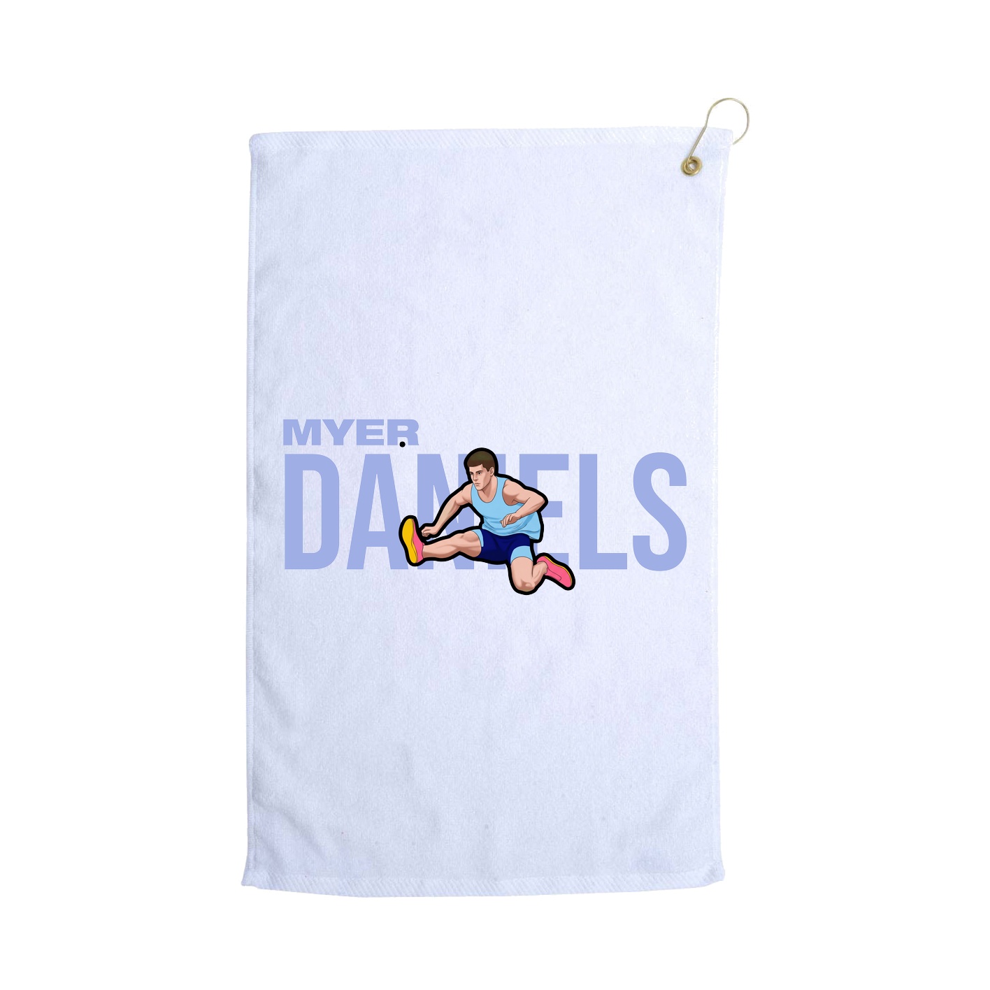 Golf Towel — Player Name in White