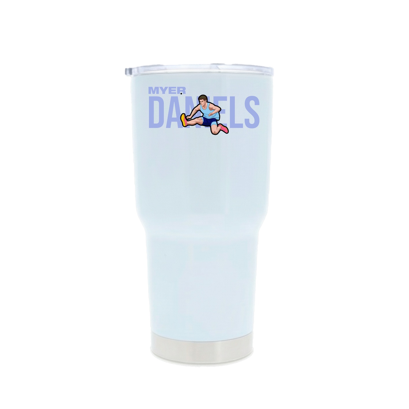 30oz Stainless Steel Tumbler — Player Name in White
