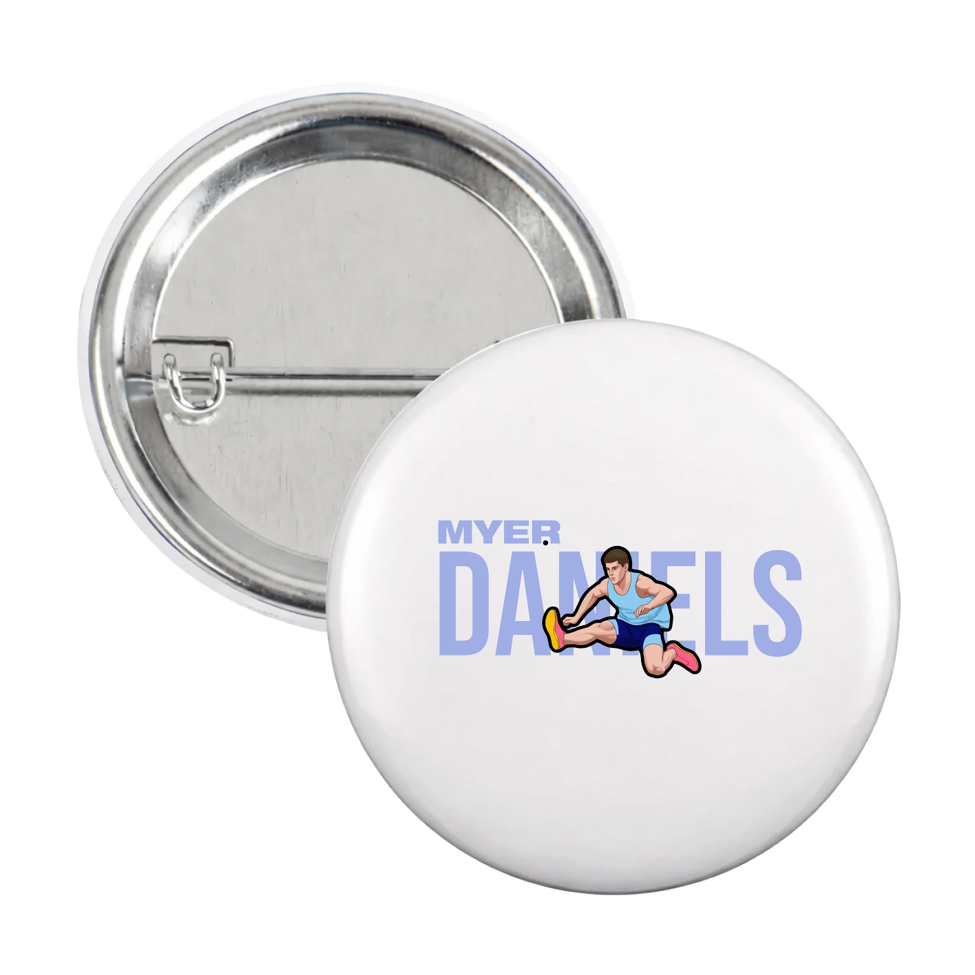 Game Day Button — Player Name in White