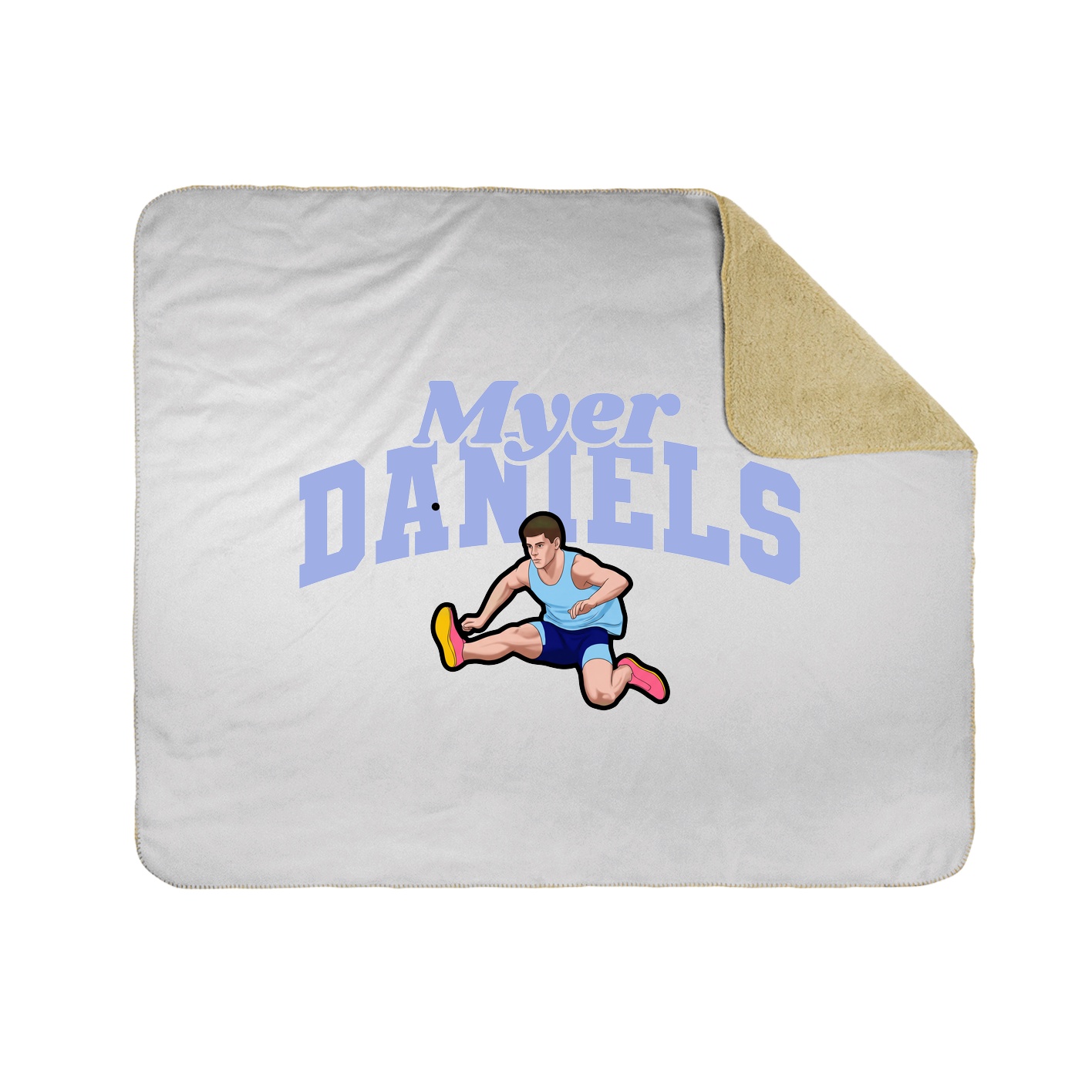 Throw Blanket — Signature Arch in White
