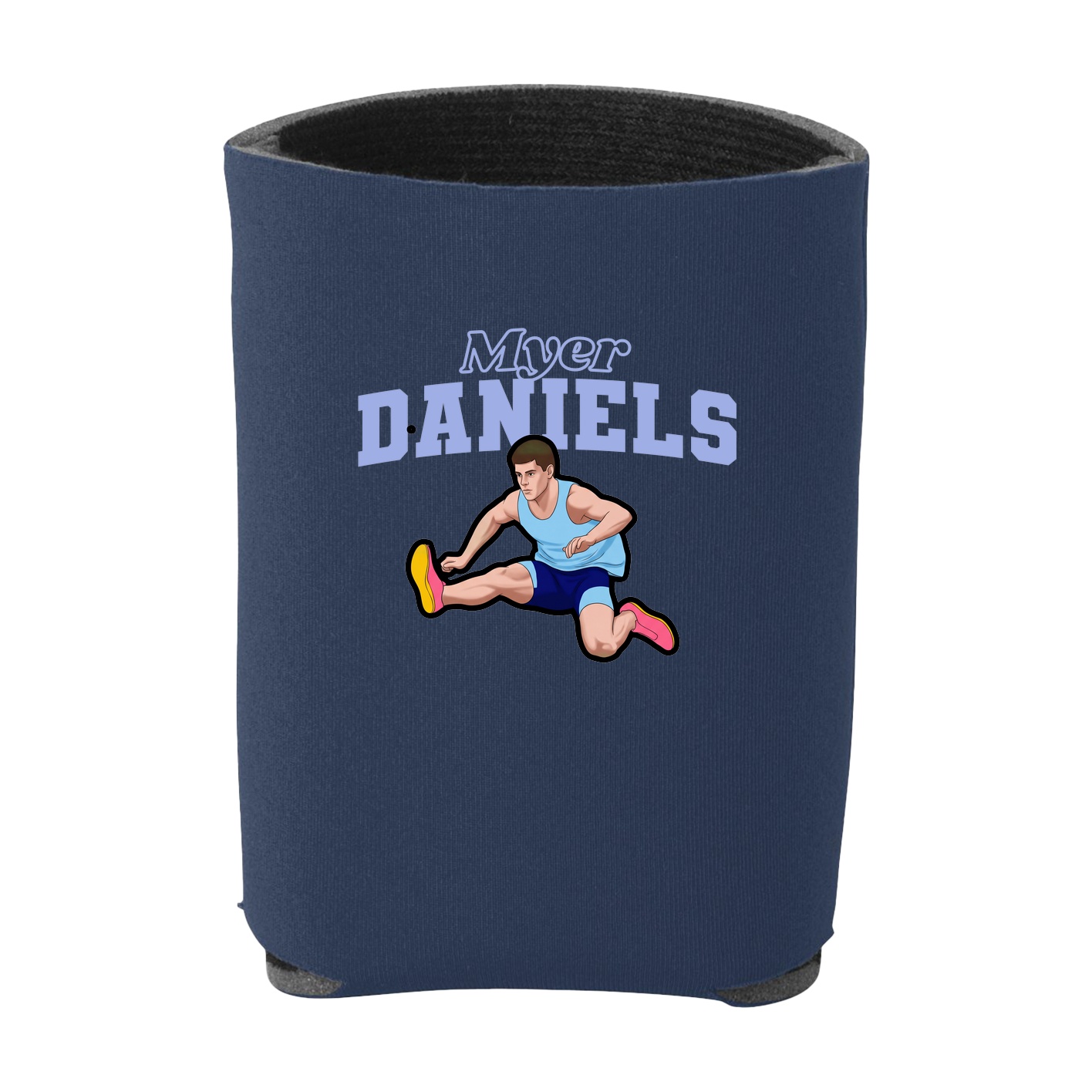 Can Holder — Name Arch in Navy