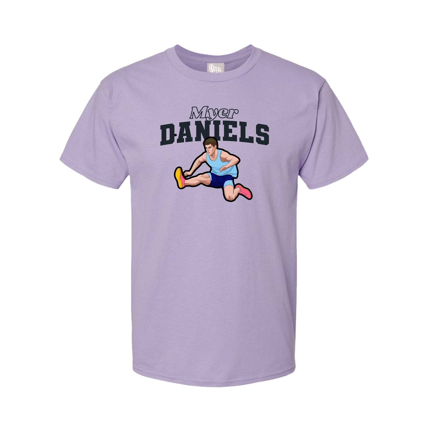 Tee — Name Arch in Purple