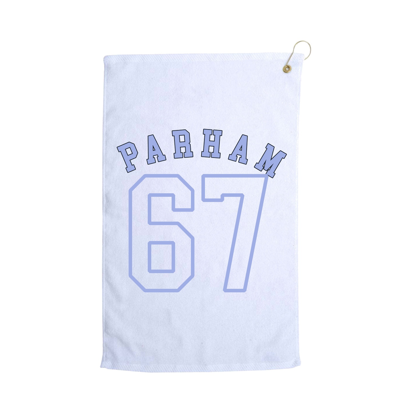 Golf Towel — Shirsey Arch in White