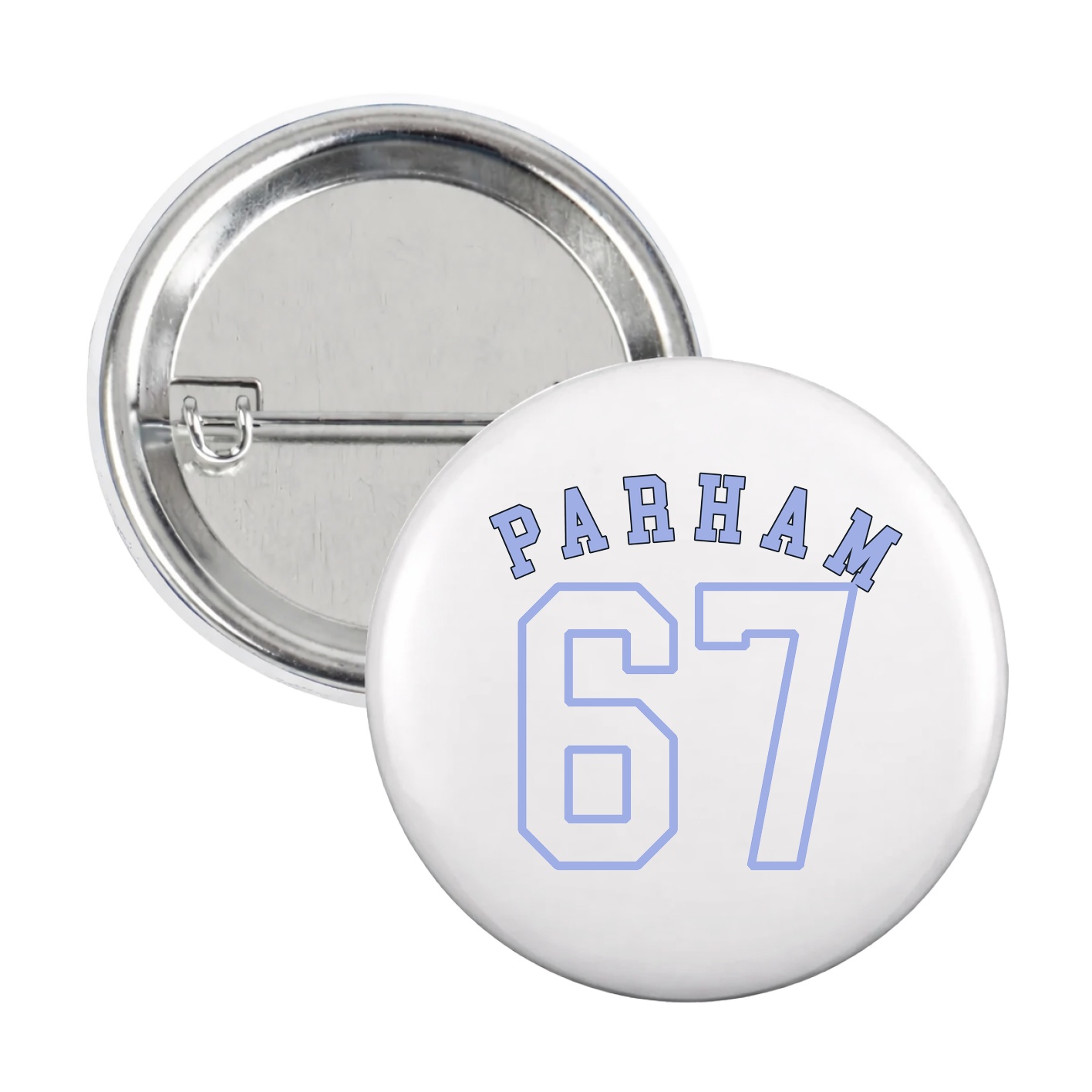 Game Day Button — Shirsey Arch in White