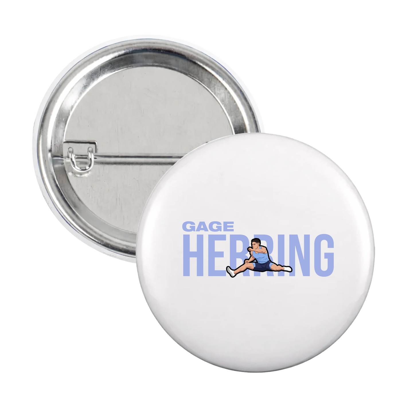 Game Day Button — Player Name in White