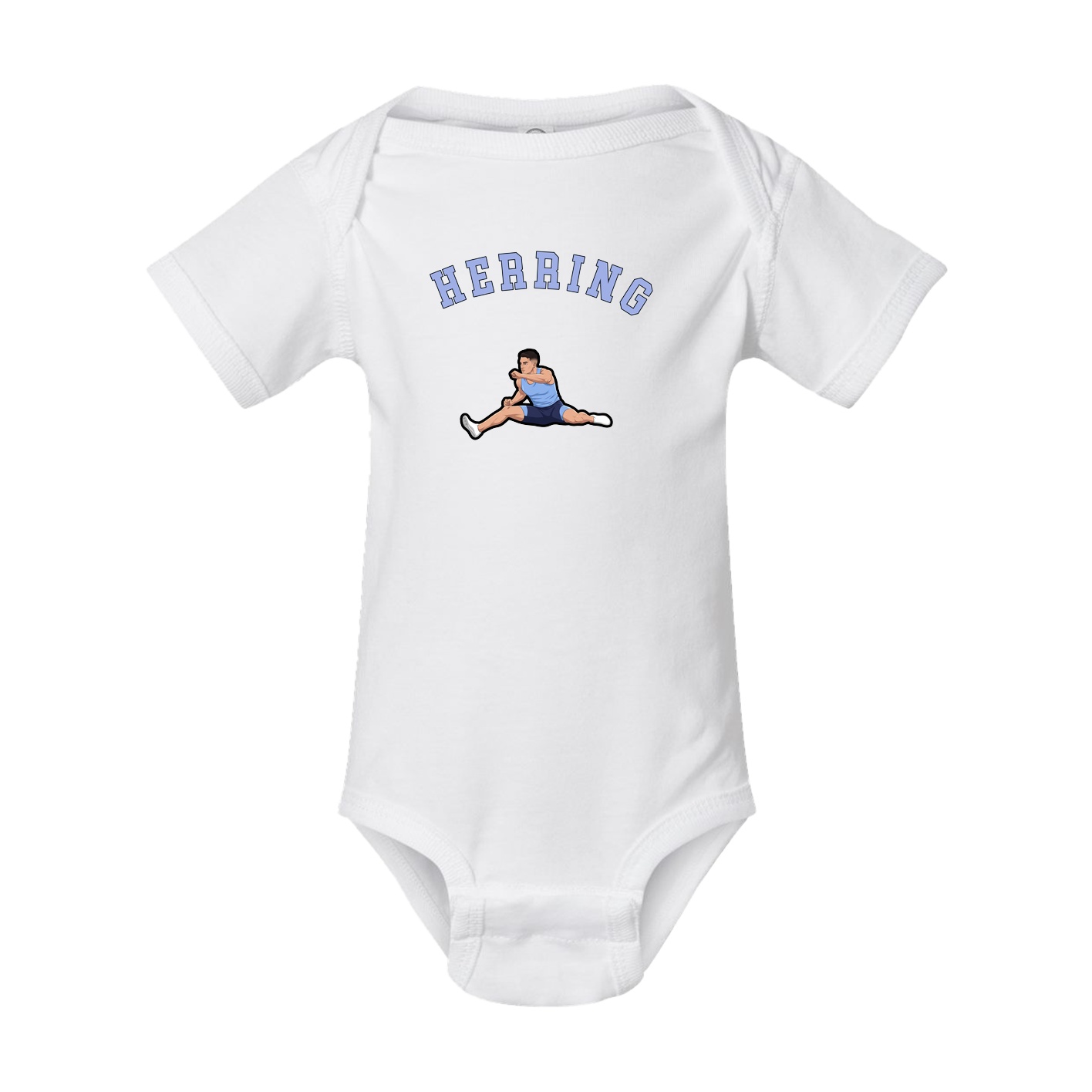 Baby Onesie — Shirsey Arch in White
