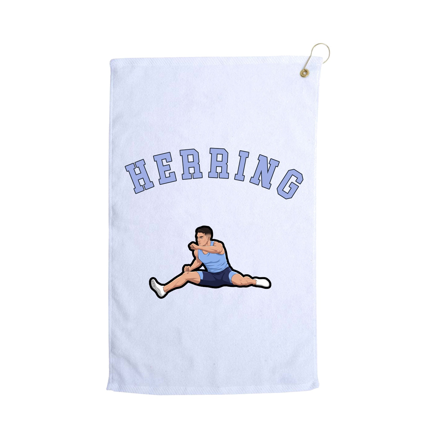 Golf Towel — Shirsey Arch in White