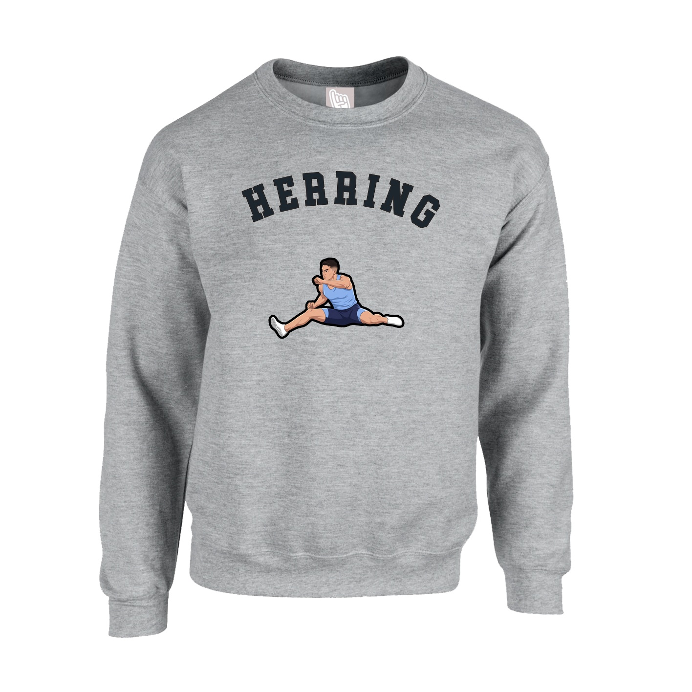 Fleece Crew — Shirsey Arch in Grey