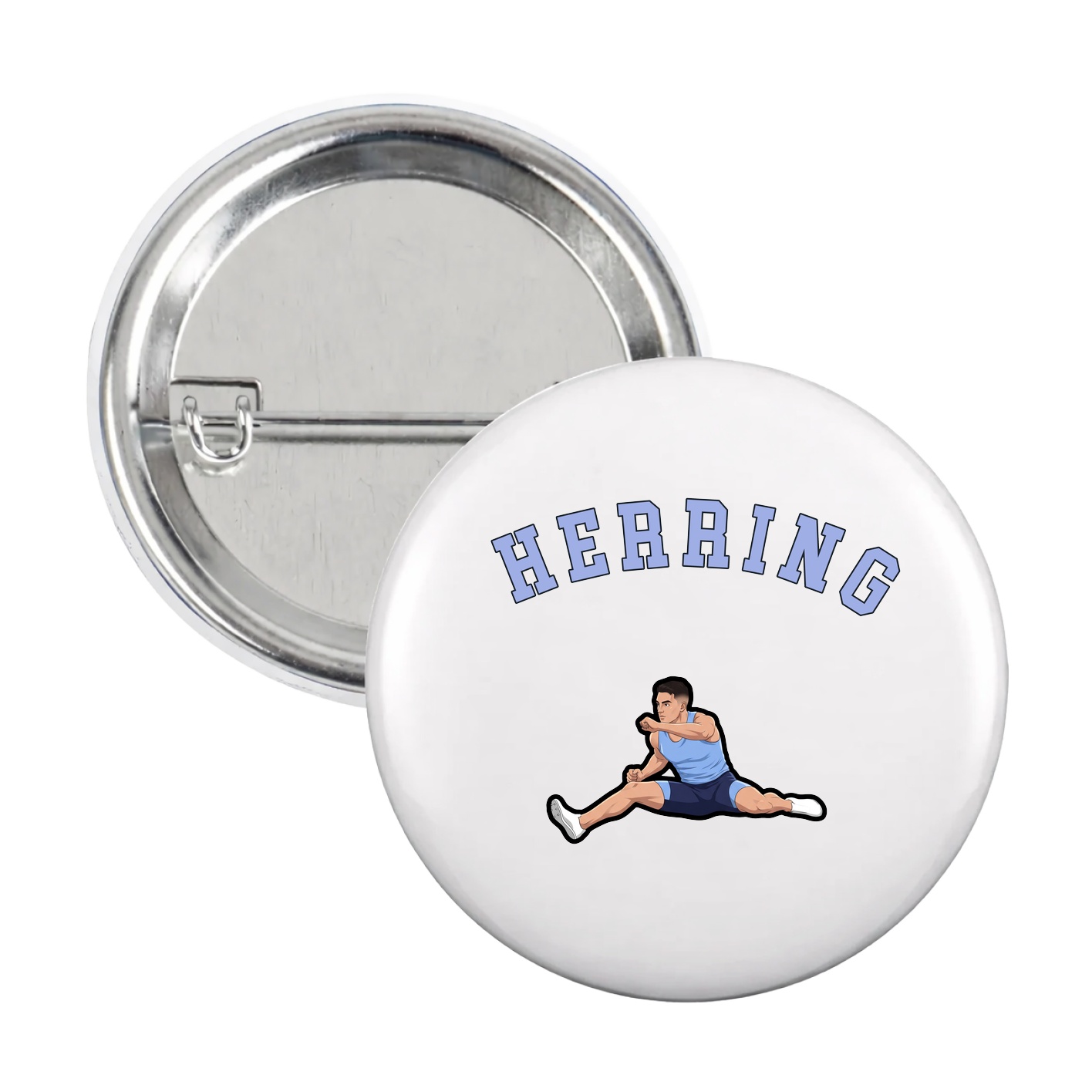 Game Day Button — Shirsey Arch in White