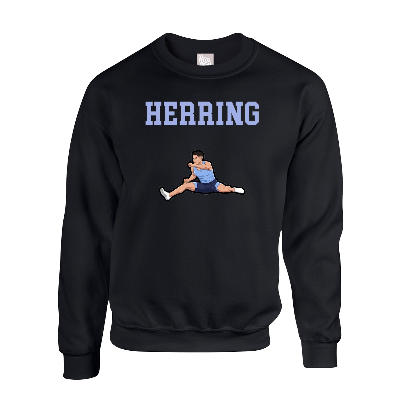 Fleece Crew — Shirsey in Black