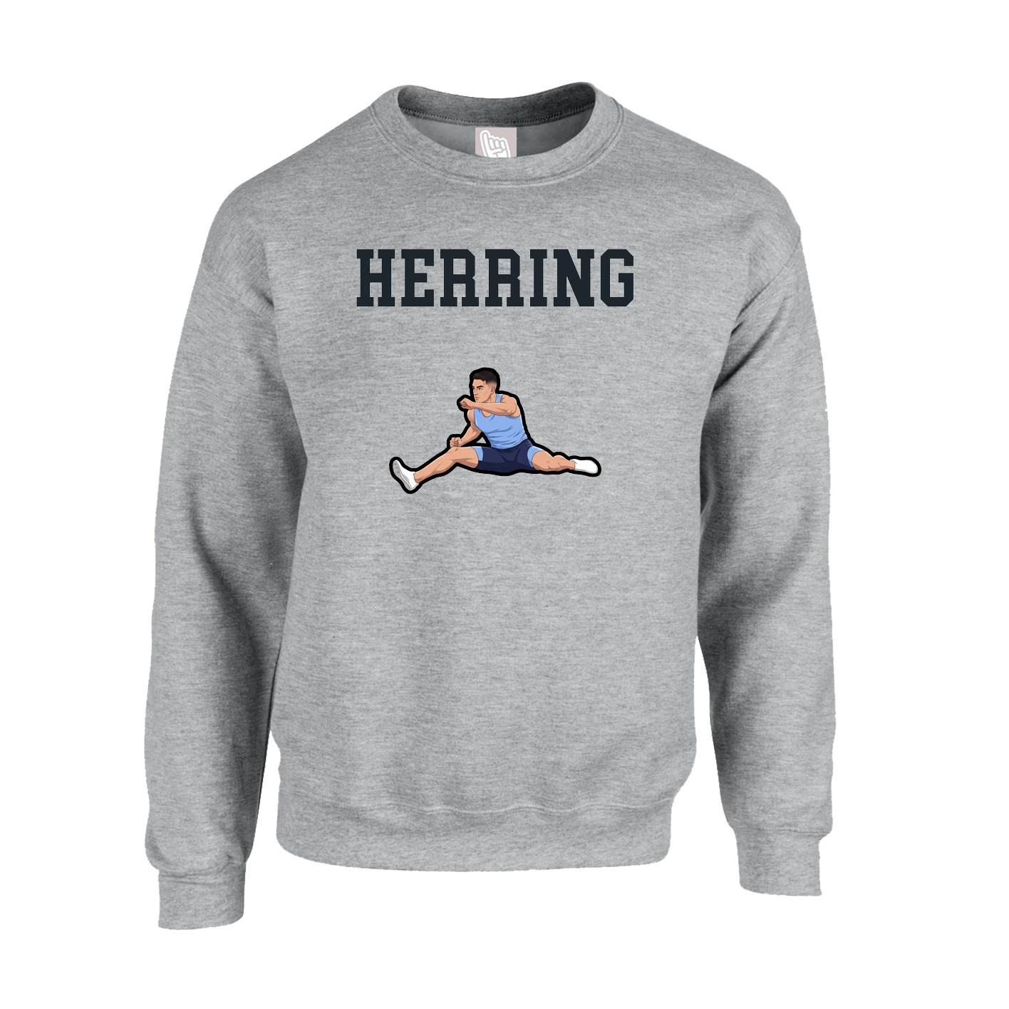 Fleece Crew — Shirsey in Grey