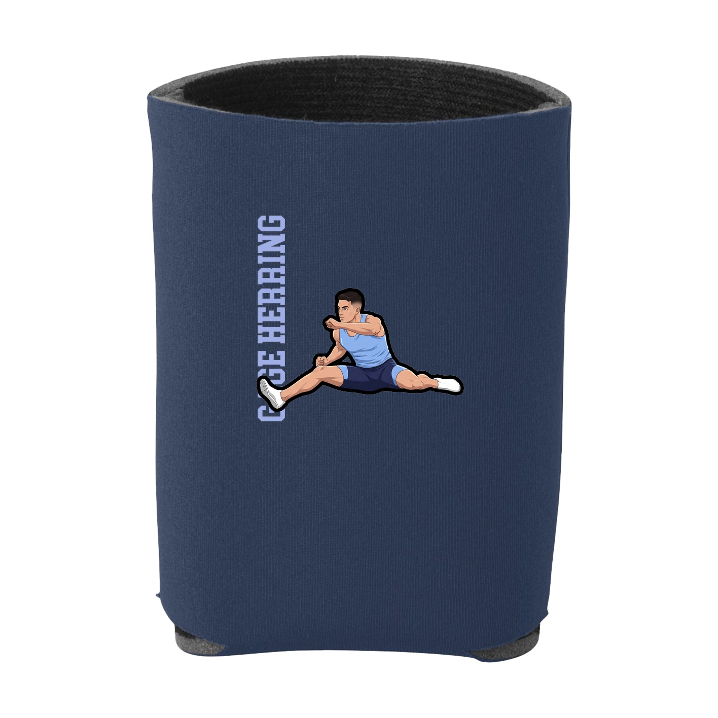 Can Holder — Name Vertical in Navy