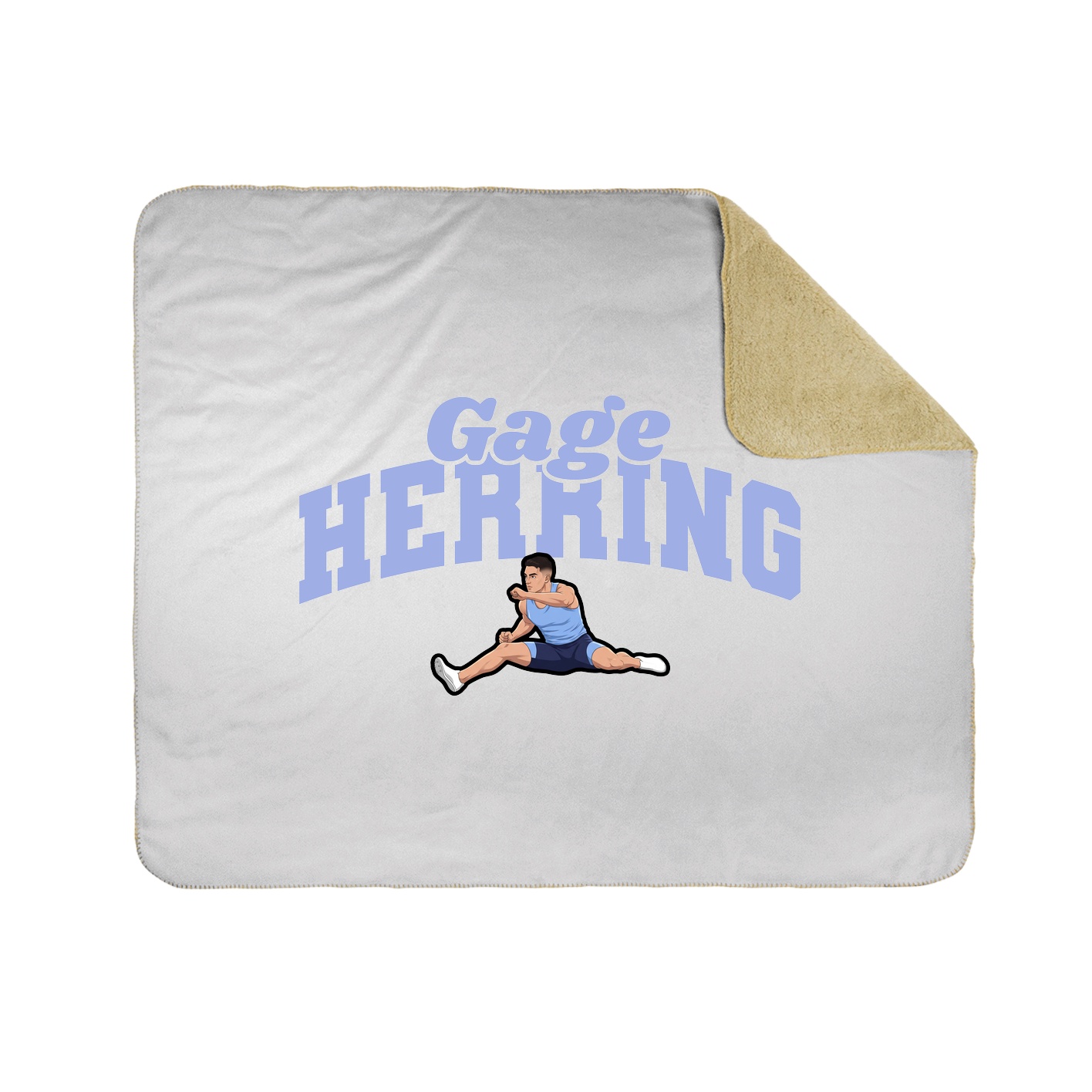 Throw Blanket — Signature Arch in White