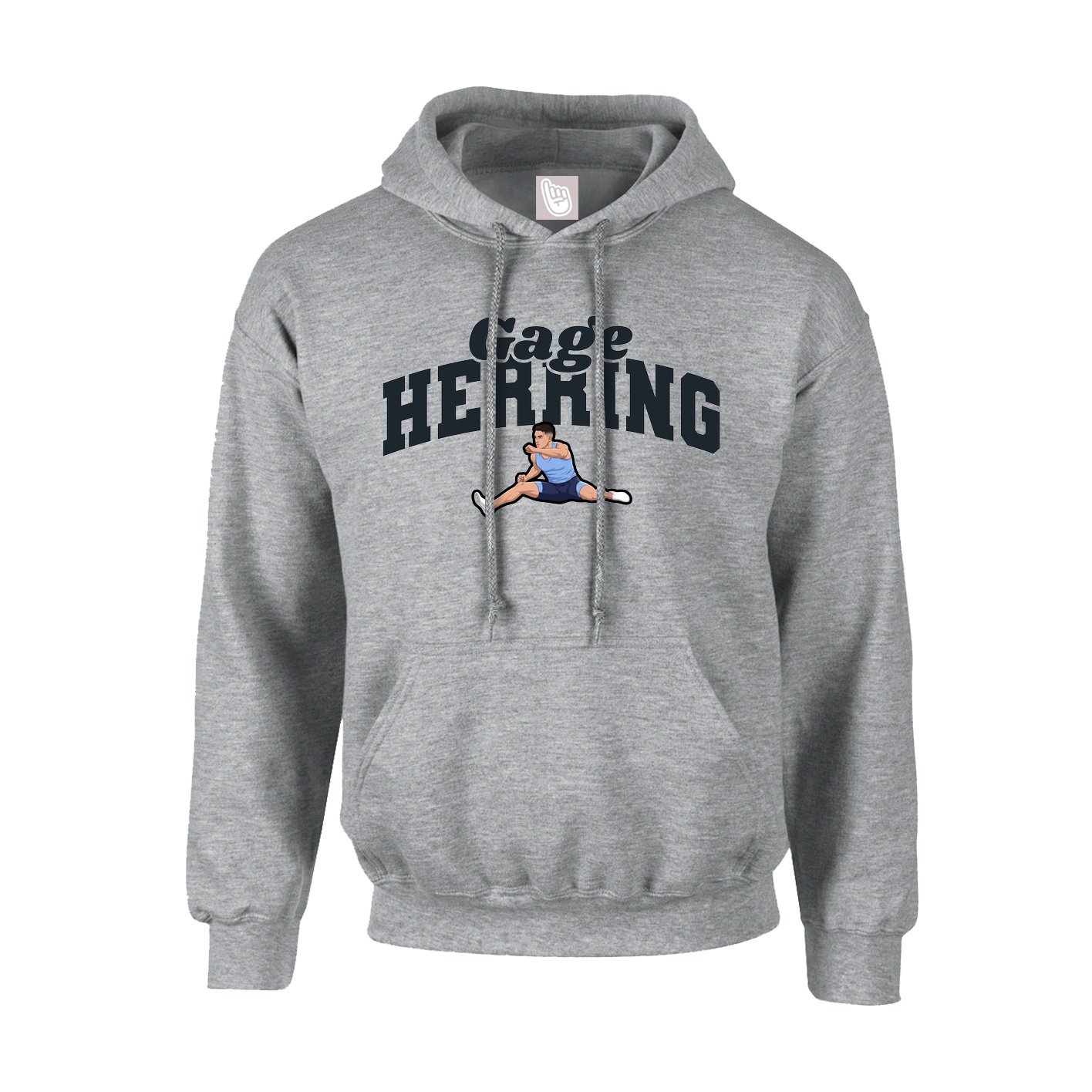 Hoodie — Signature Arch in Grey