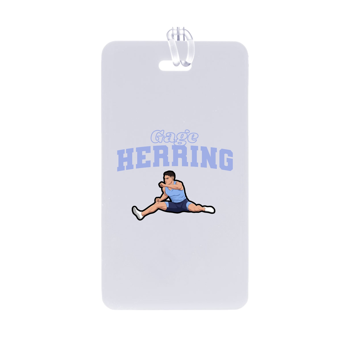 Bag Tag — Name Arch in Classic